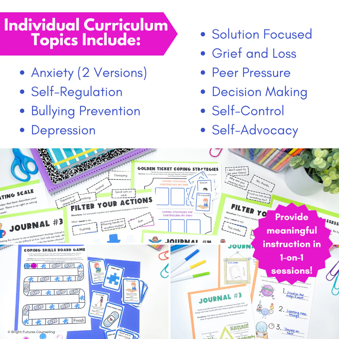 Middle School Counseling Curriculum Counseling Lesson Plans - Image 10