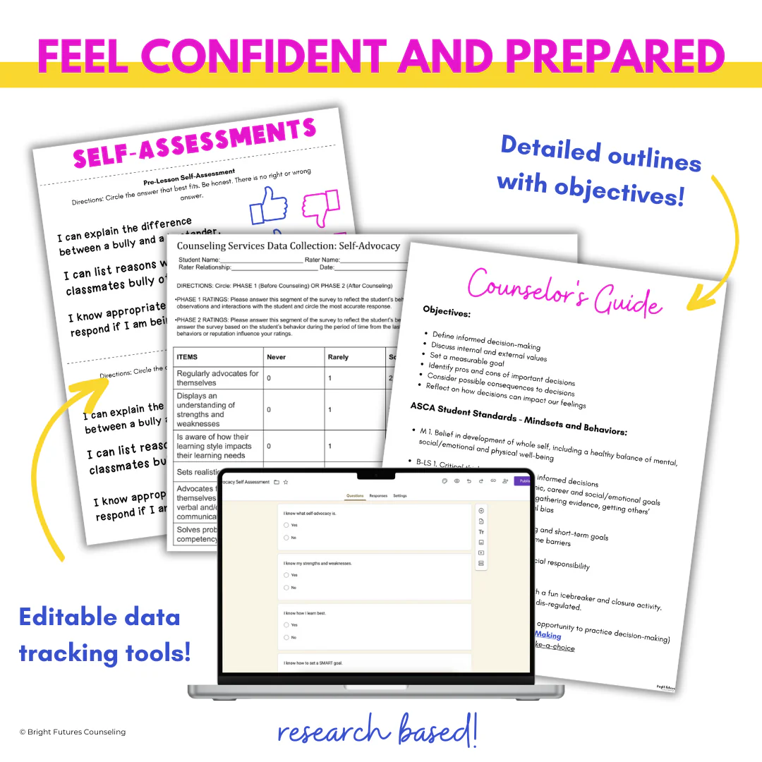 Middle School Counseling Curriculum Counseling Lesson Plans - Image 13