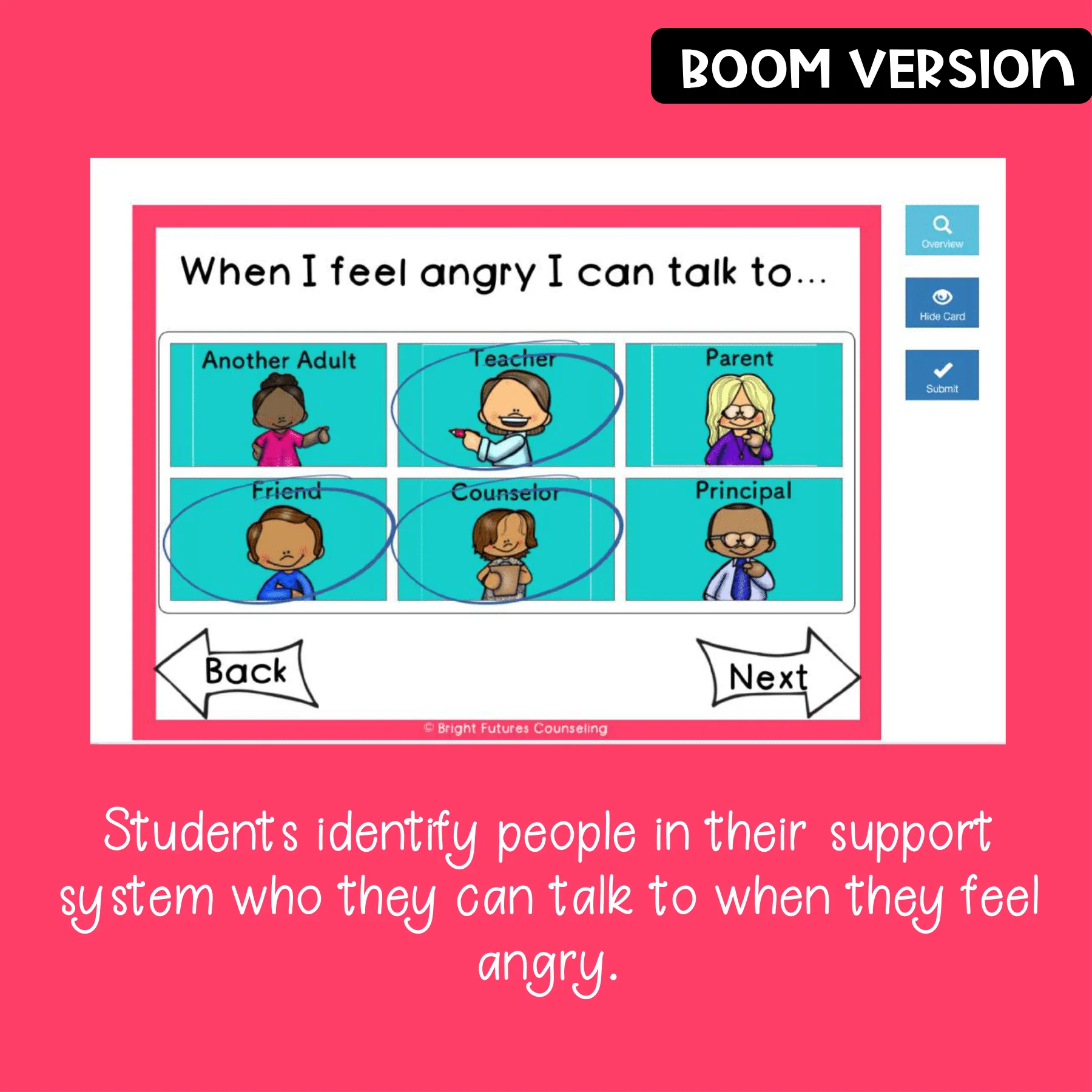 Anger Management Digital Activity with Editable Google & Boom Cards Version - Image 3