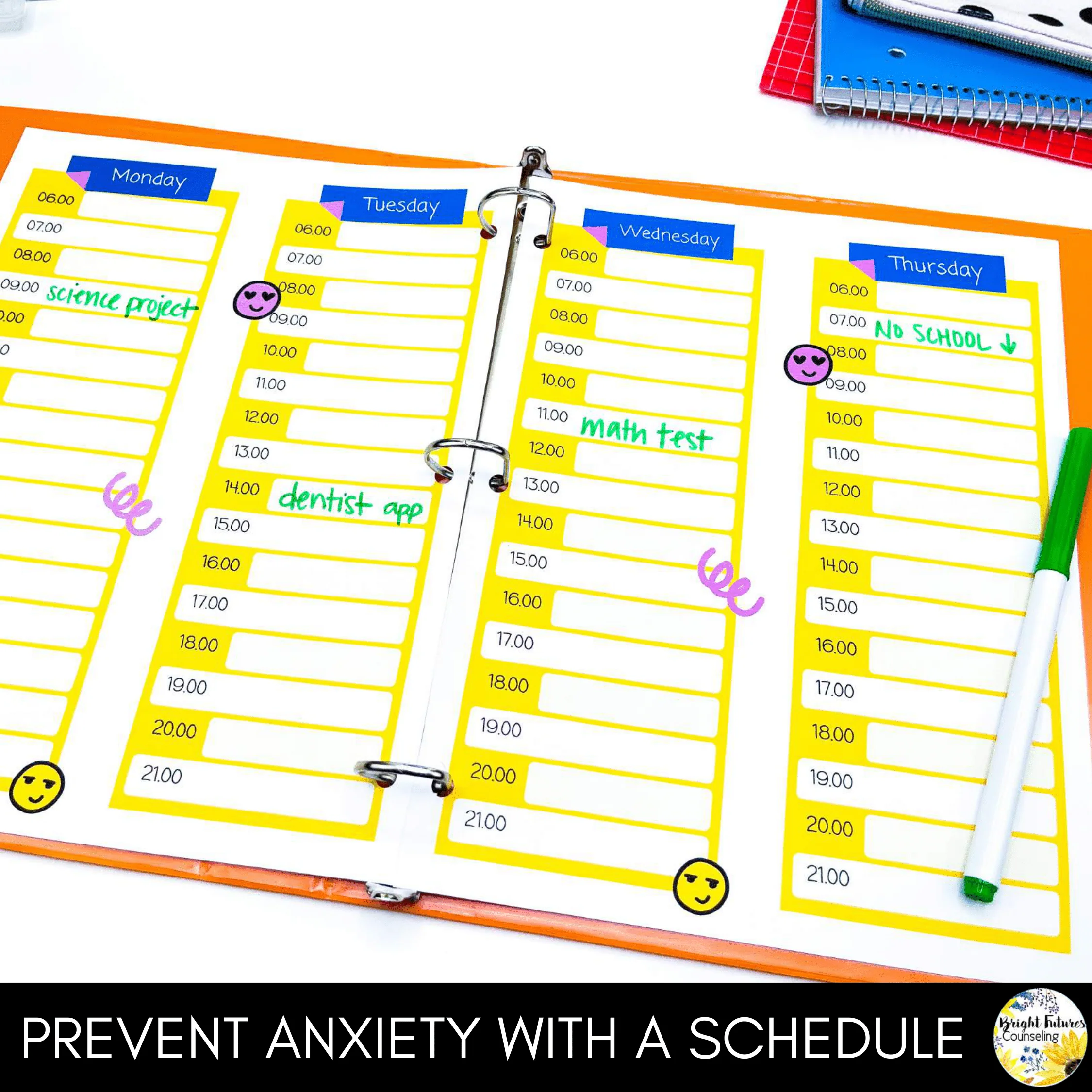 Middle School Anxiety and Test Anxiety Counseling Group | Anxiety Coping Skills - Image 11