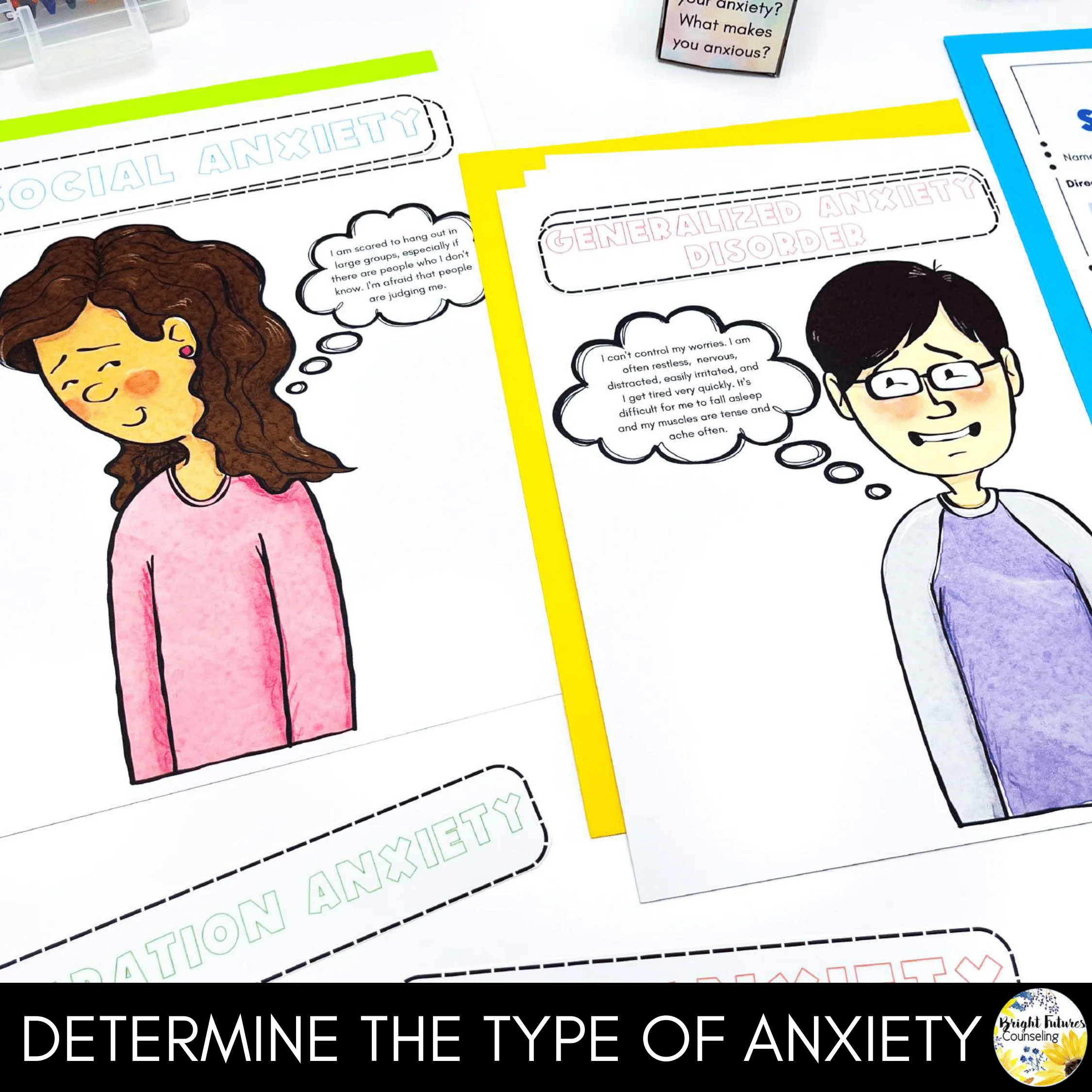 Middle School Anxiety and Test Anxiety Counseling Group | Anxiety Coping Skills - Image 8