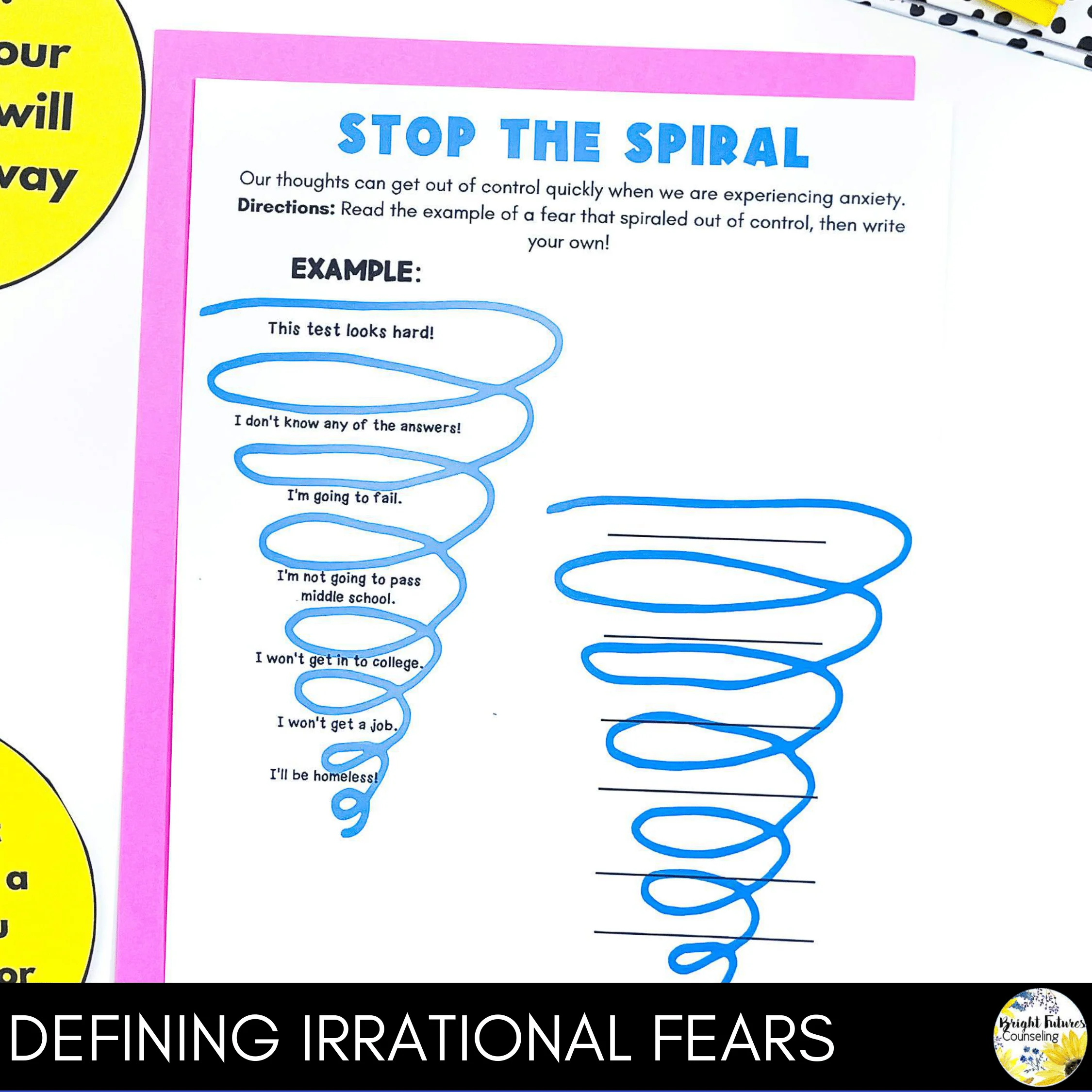 Anxiety School Counseling Small Group ASCA & CASEL Aligned Stress Fear & Anxiety - Image 14