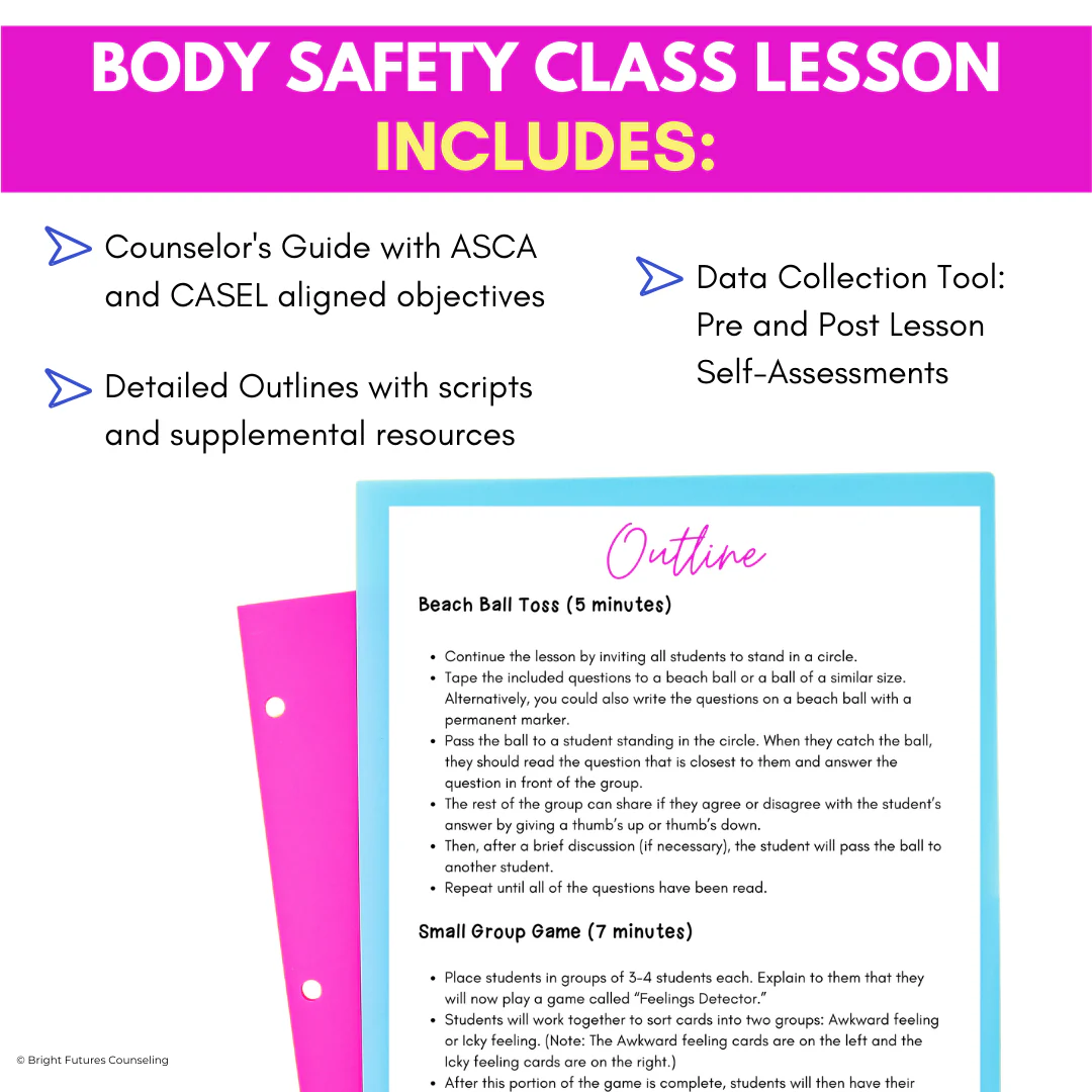 Body Safety Lesson - Safe vs. Unsafe Touch Erin's Law Lesson - Image 4