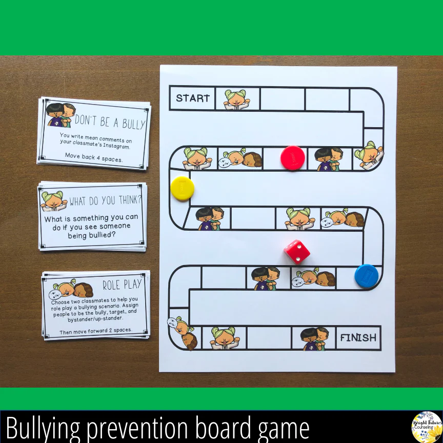 Bullying Prevention Board Game - School Counseling Game with Digital Version - Image 3