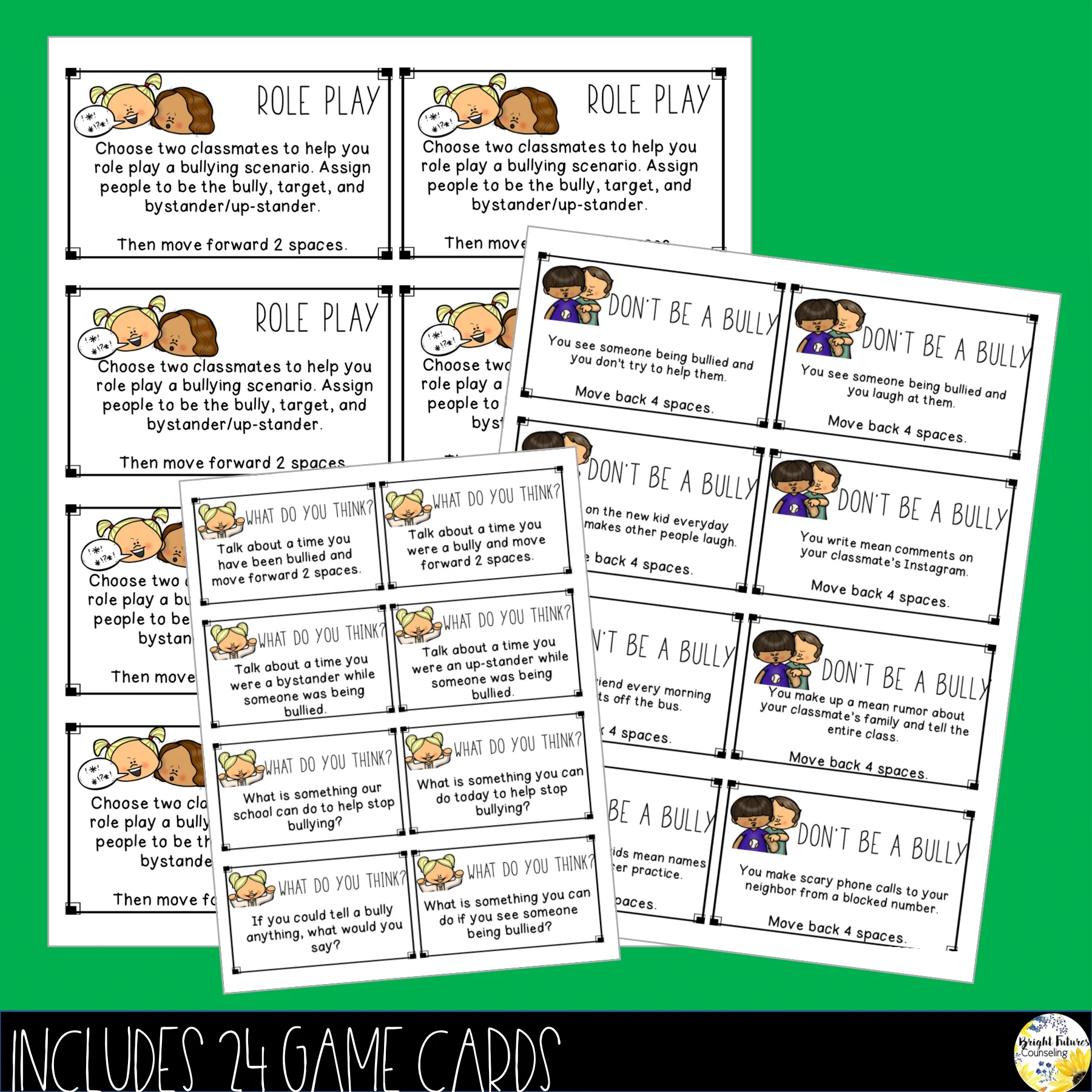 Bullying Prevention Board Game - School Counseling Game with Digital Version - Image 5