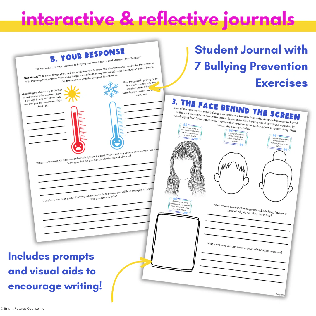 Bullying Prevention & Cyberbullying- Middle School Counseling - Image 12