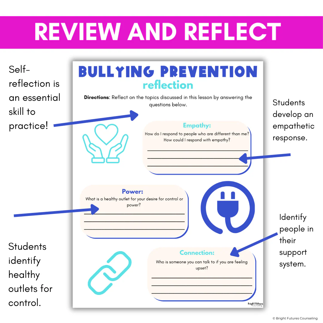 Bullying Prevention Lesson for Middle School Counseling - Image 11