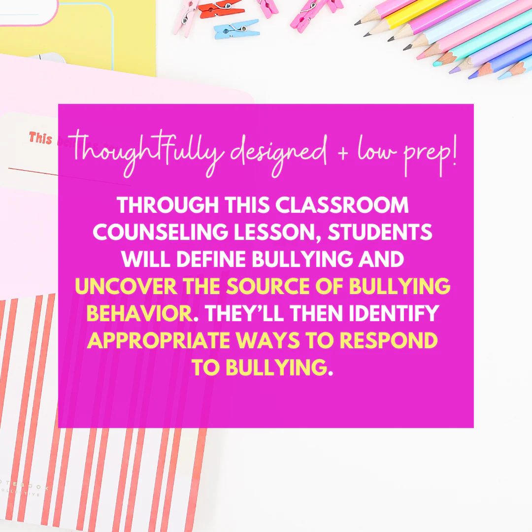 Bullying Prevention Lesson for Middle School Counseling - Image 2