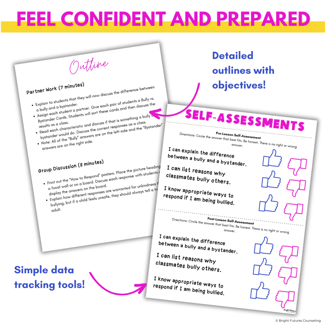 Bullying Prevention Lesson for Middle School Counseling - Image 6