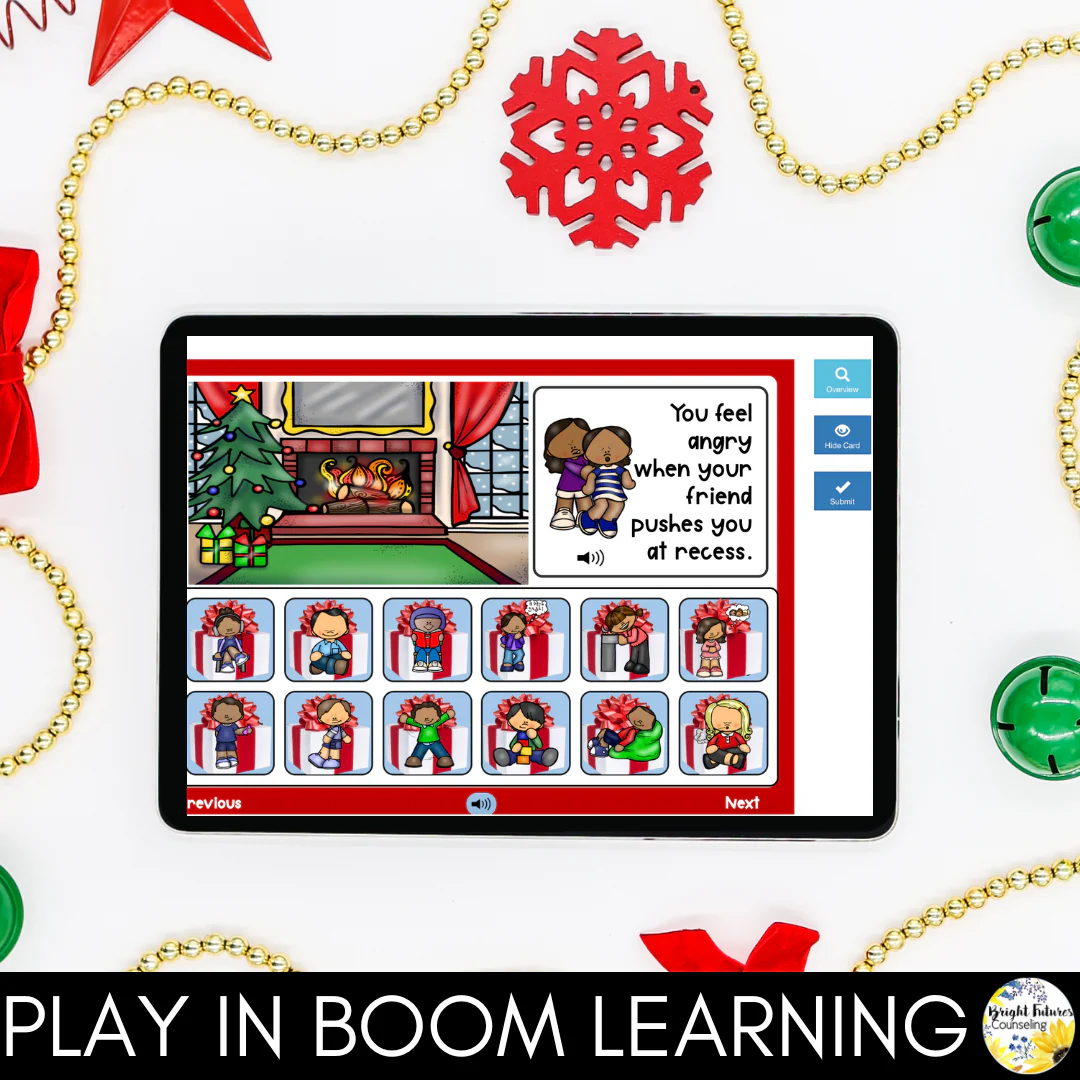 Christmas Coping Strategies Digital Activity - Holiday School Counseling SEL - Image 2