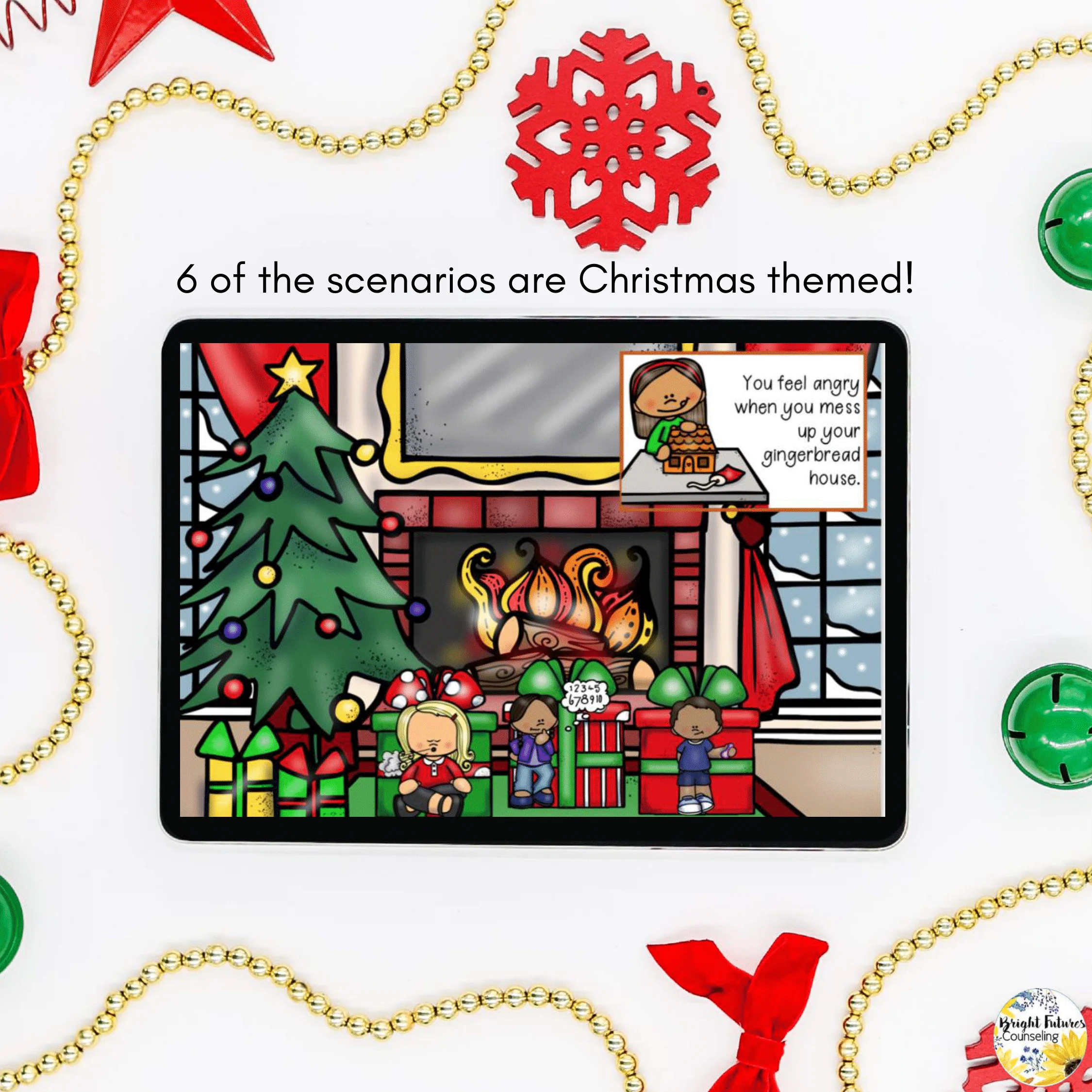 Christmas Coping Strategies Digital Activity - Holiday School Counseling SEL - Image 8