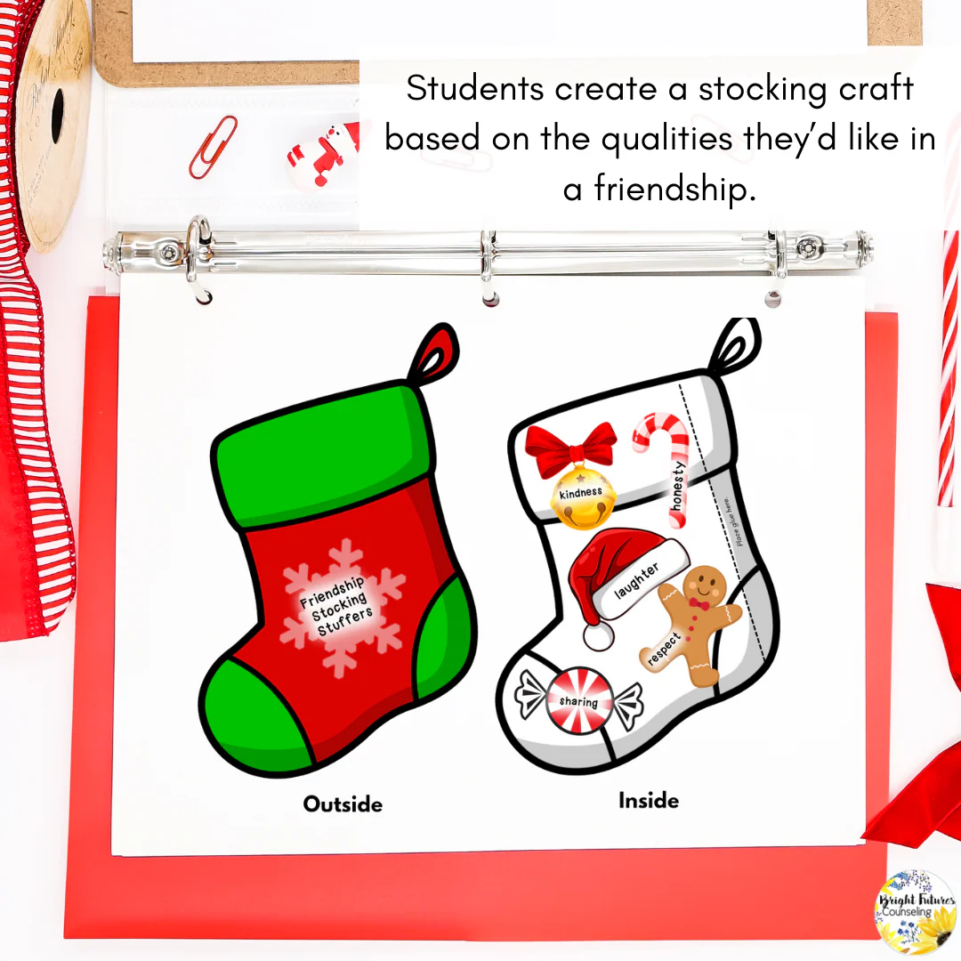 Christmas & Holiday Friendship Activities - Holiday Games & SEL Friendship Craft - Image 3