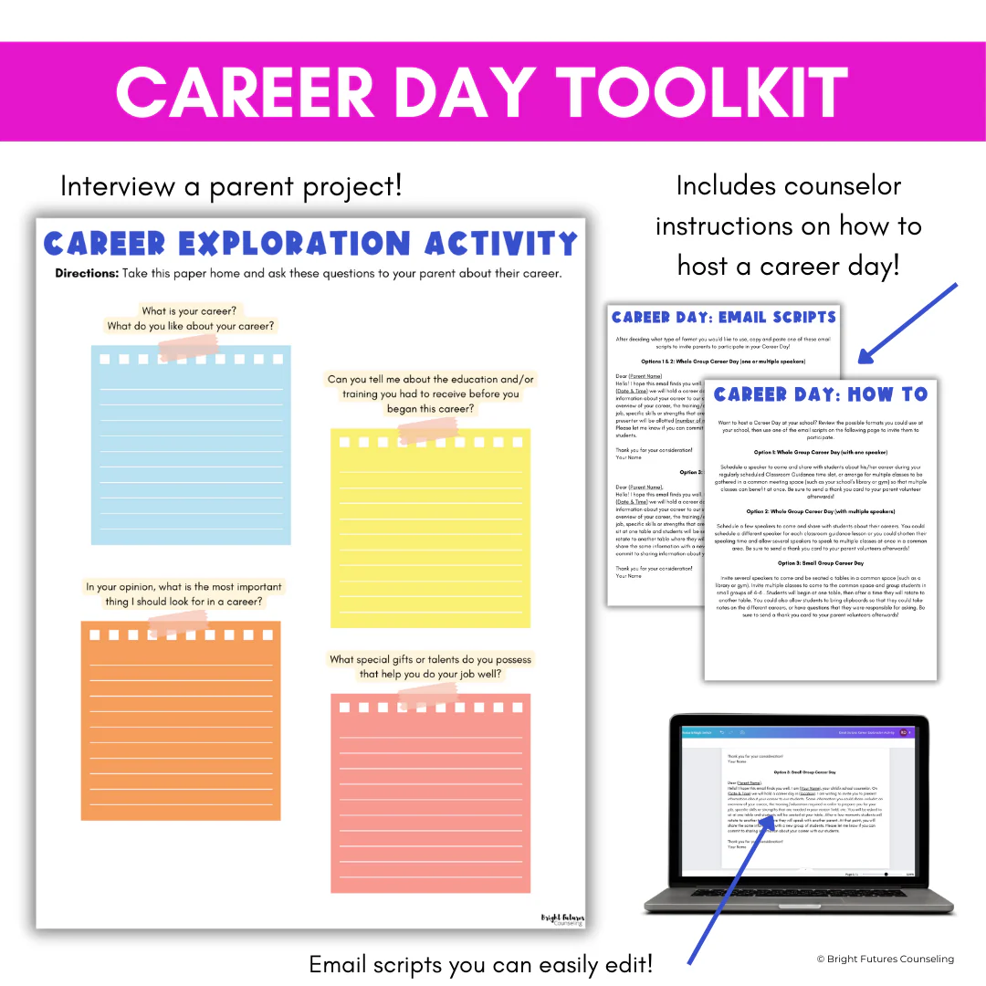 Career Exploration Lesson for Elementary - Career Exploration Worksheets - Image 7