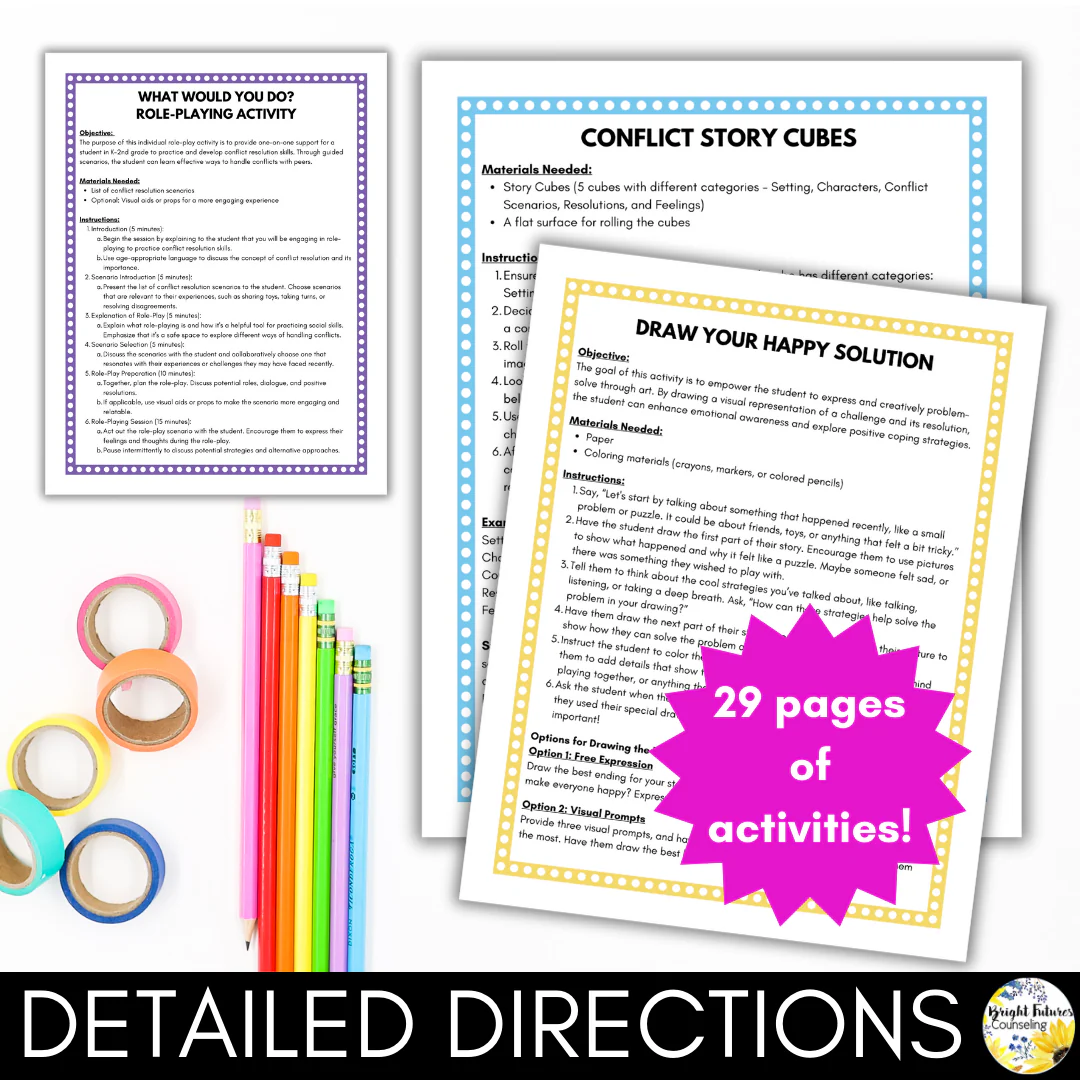 Conflict Resolution Activities for Primary Grades - Image 4