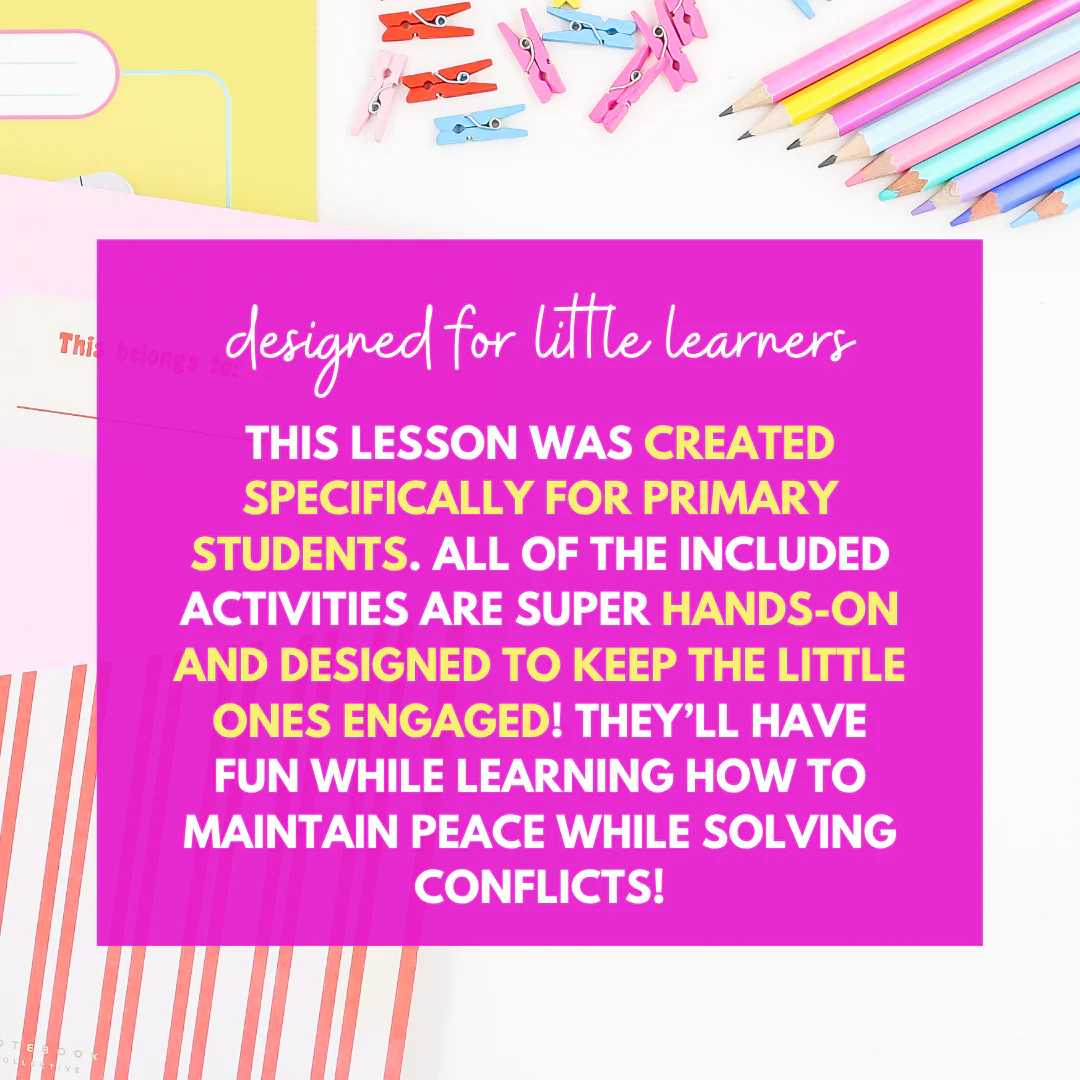 Conflict Resolution Activities & Peacemaking Lesson | Primary School Counseling - Image 2