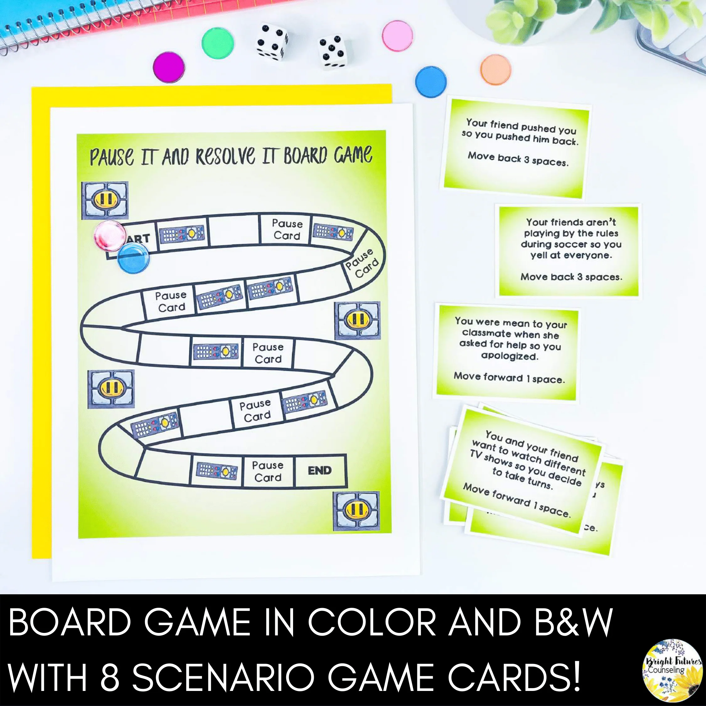 Conflict Resolution Board Game & Activity Pack | Conflict Resolution Strategies - Image 4