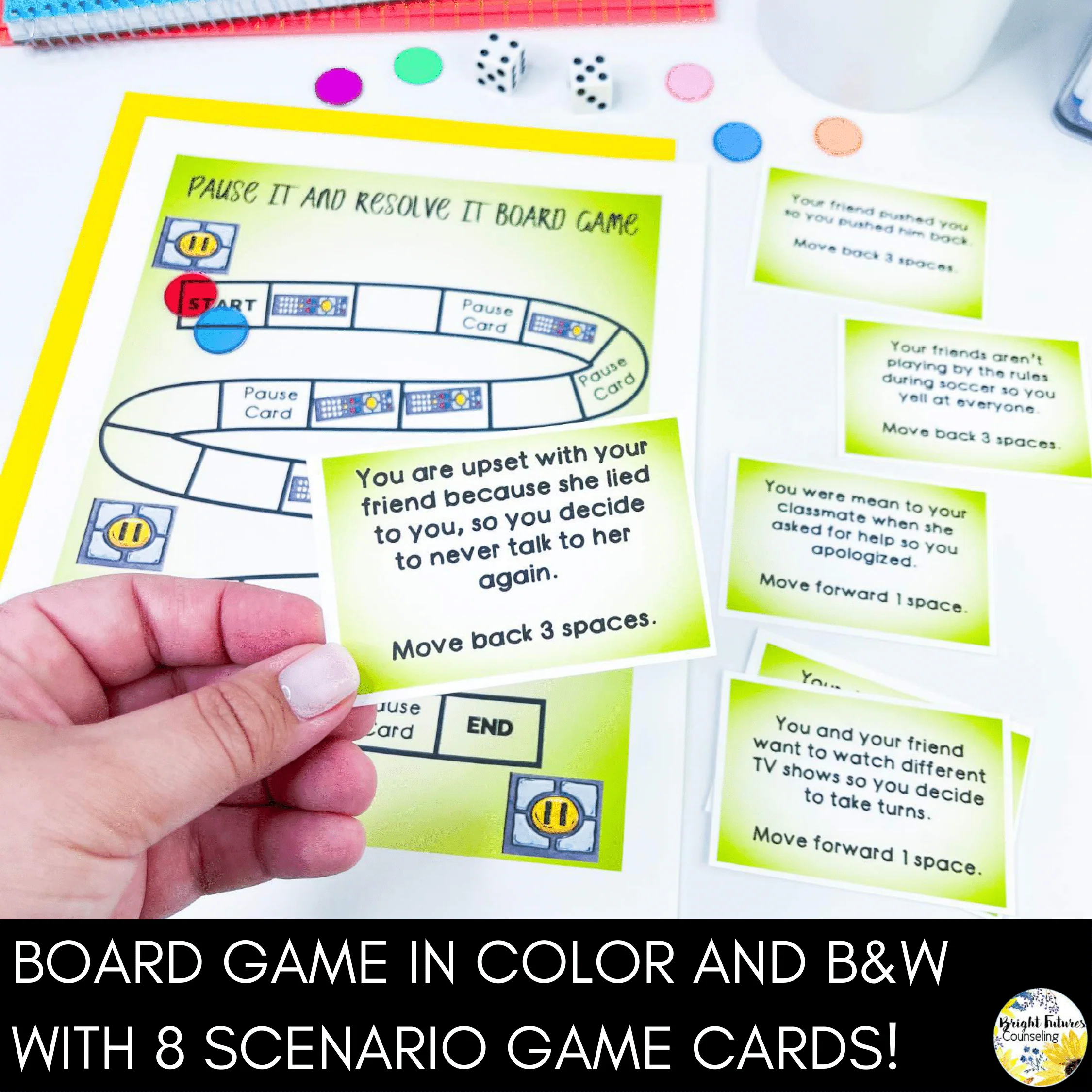 Conflict Resolution Board Game & Activity Pack | Conflict Resolution Strategies - Image 5