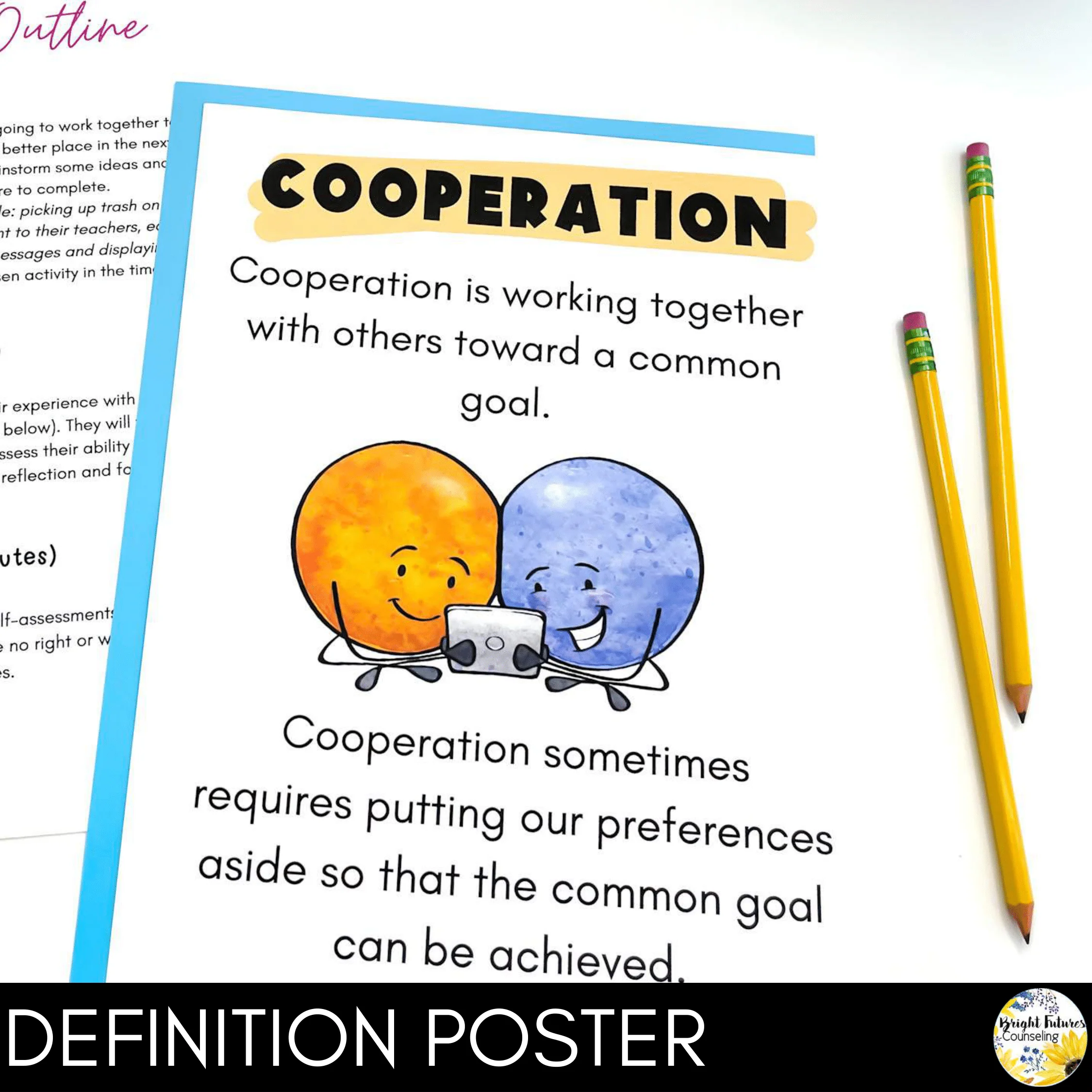 Cooperation Lesson for Social Emotional Learning & Elementary School Counseling - Image 4