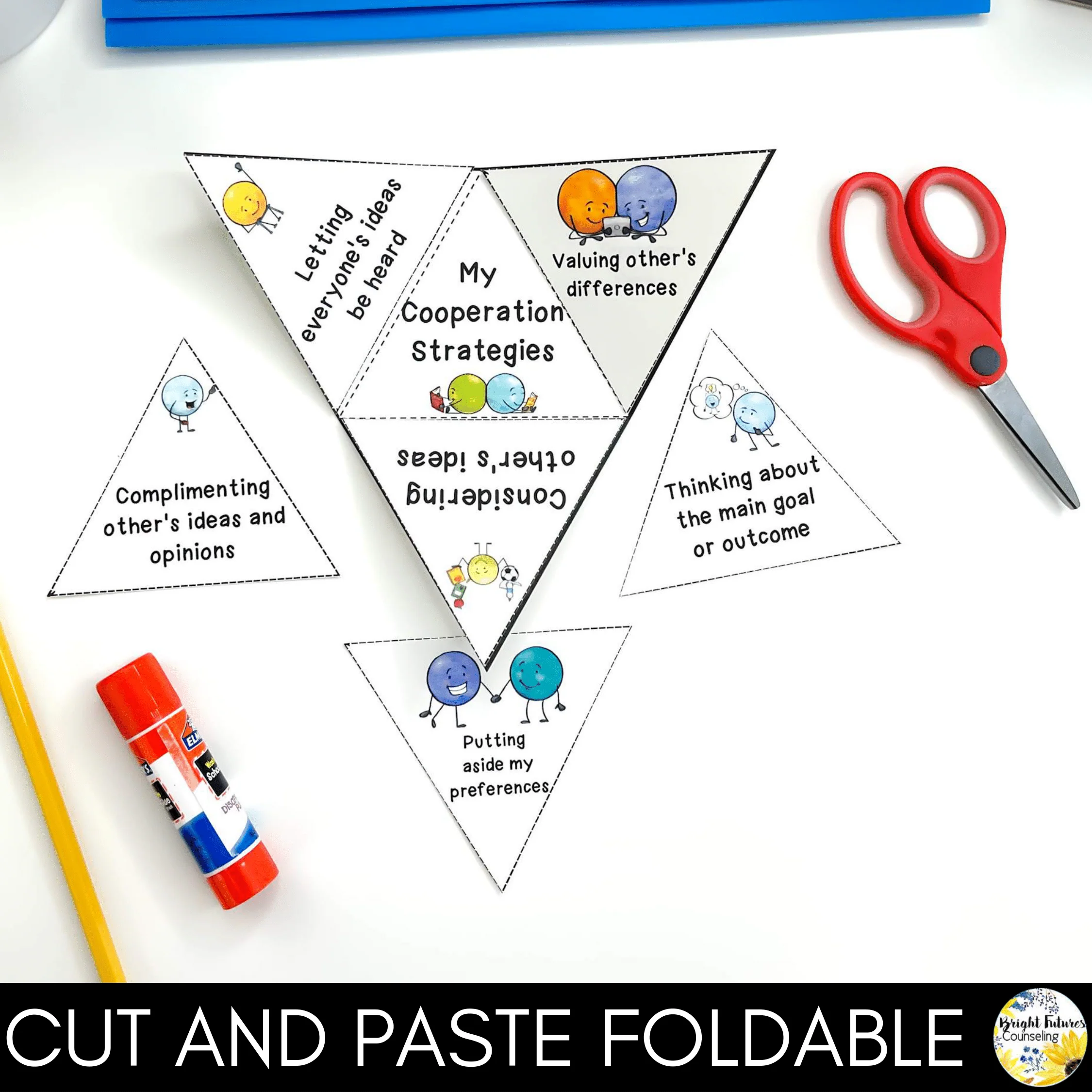 Cooperation Lesson for Social Emotional Learning & Elementary School Counseling - Image 6