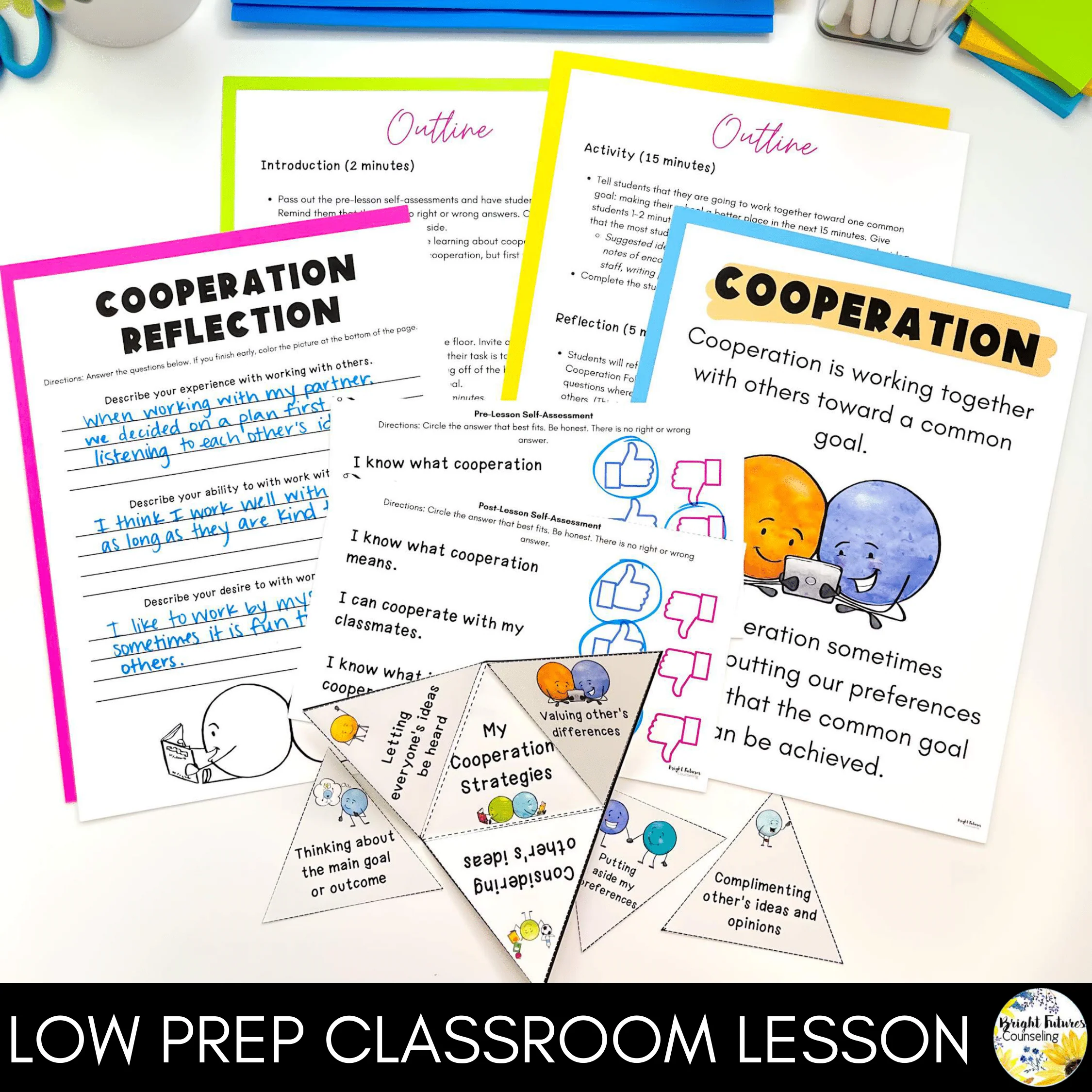 Cooperation Lesson for Social Emotional Learning & Elementary School Counseling - Image 9