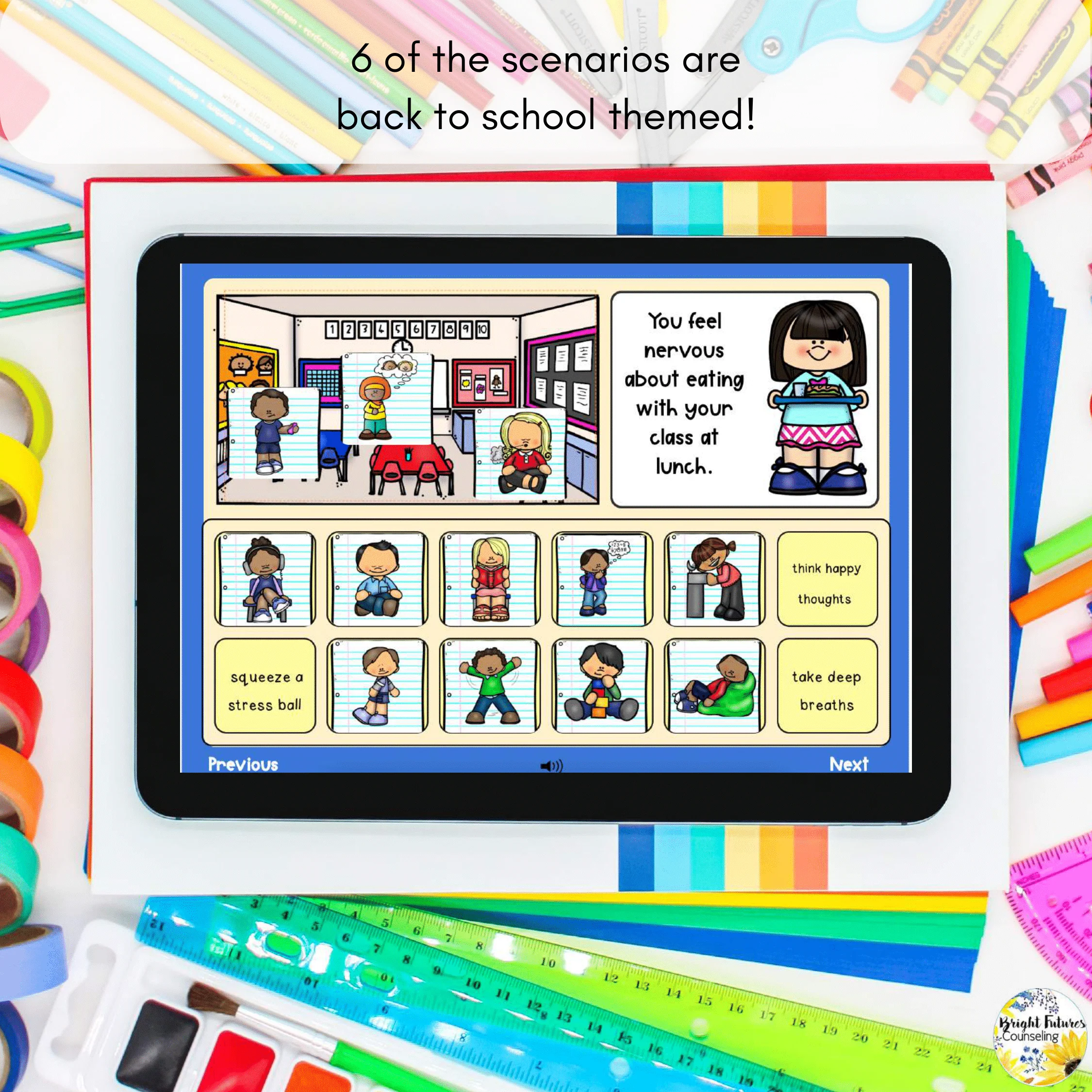 Coping Strategies Back to School Boom Cards + Google Slides Version - Image 8
