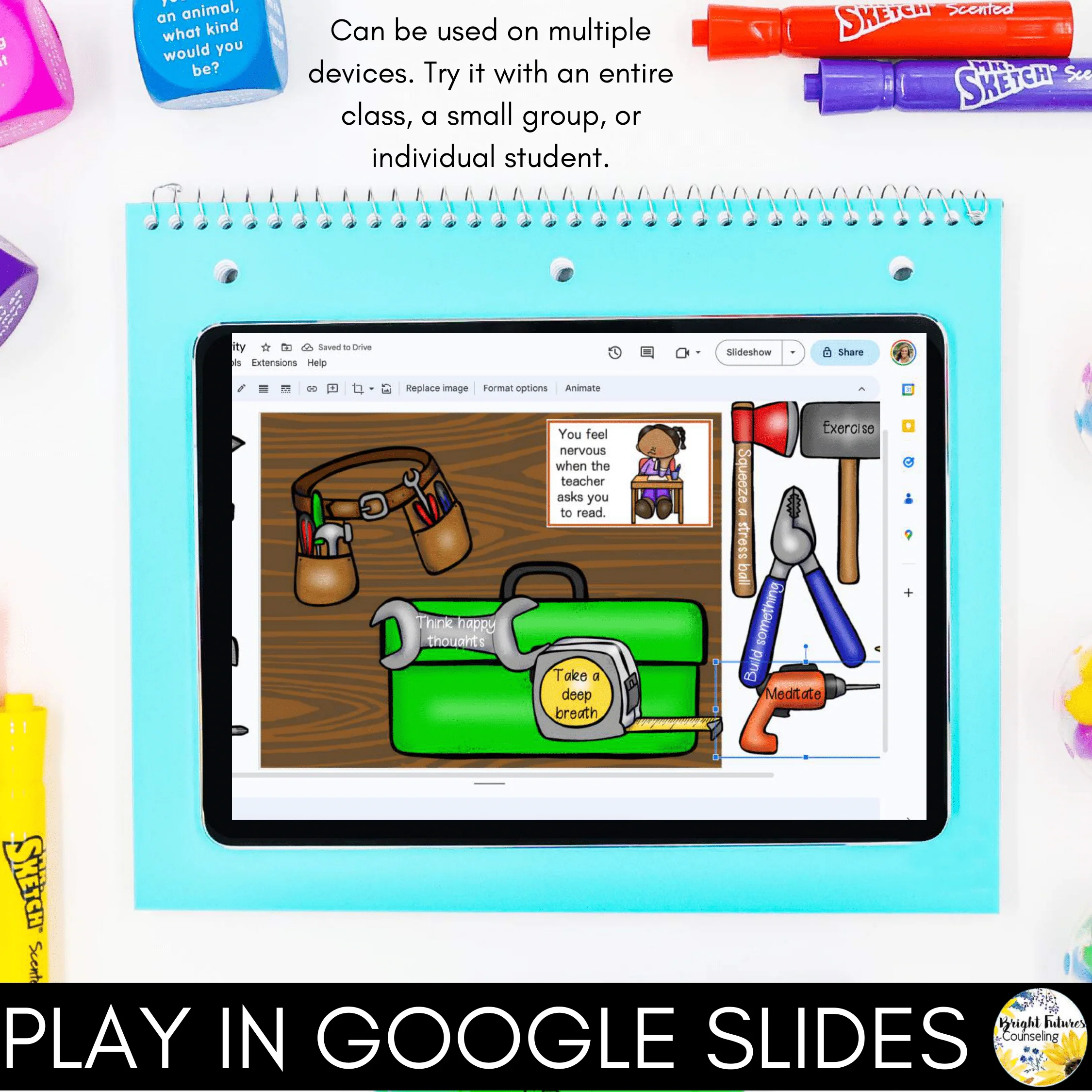 Coping Strategies Toolbox Digital Activity - Google Slides & Boom Cards Versions - Image 5
