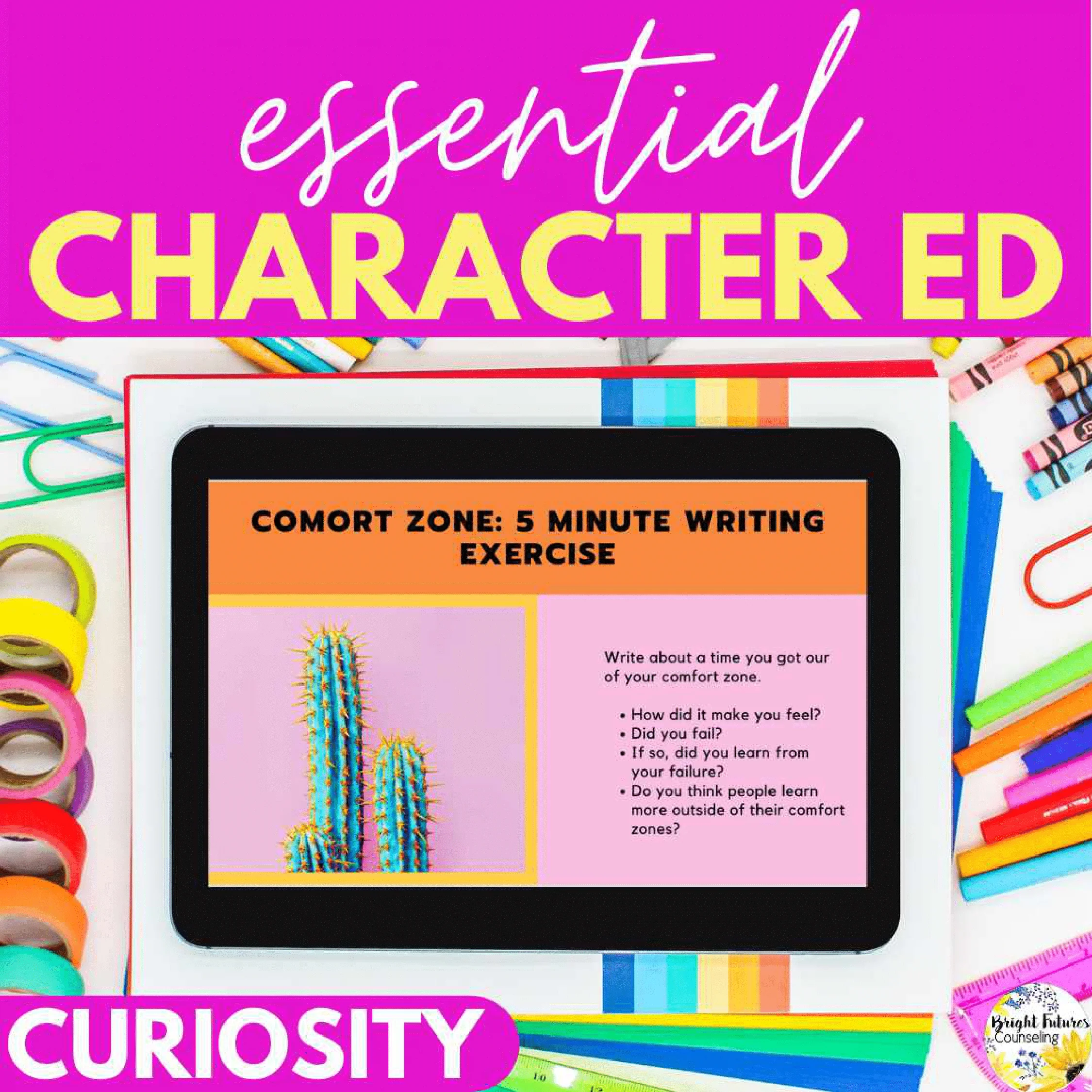 Curiosity SEL Class Character Education Lesson: Developing Character Strengths