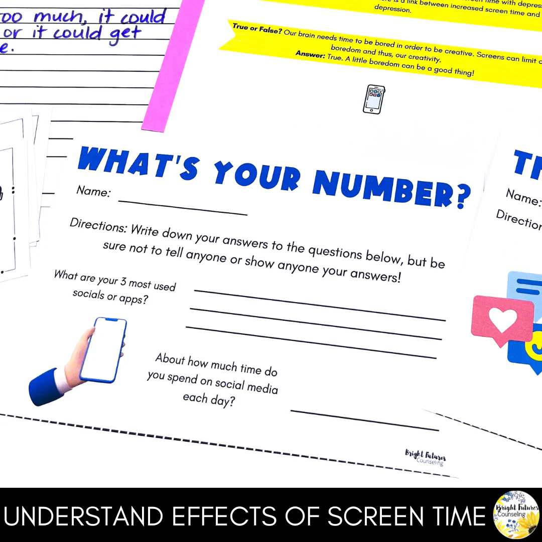 Cyberbullying & Cyber Safety Middle School Counseling Group and Activities - Image 13
