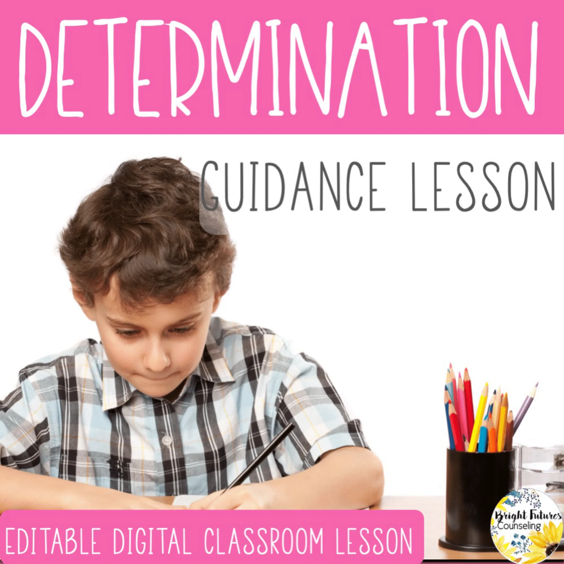 DETERMINATION Guidance Lesson Activity and Video with Editable Version