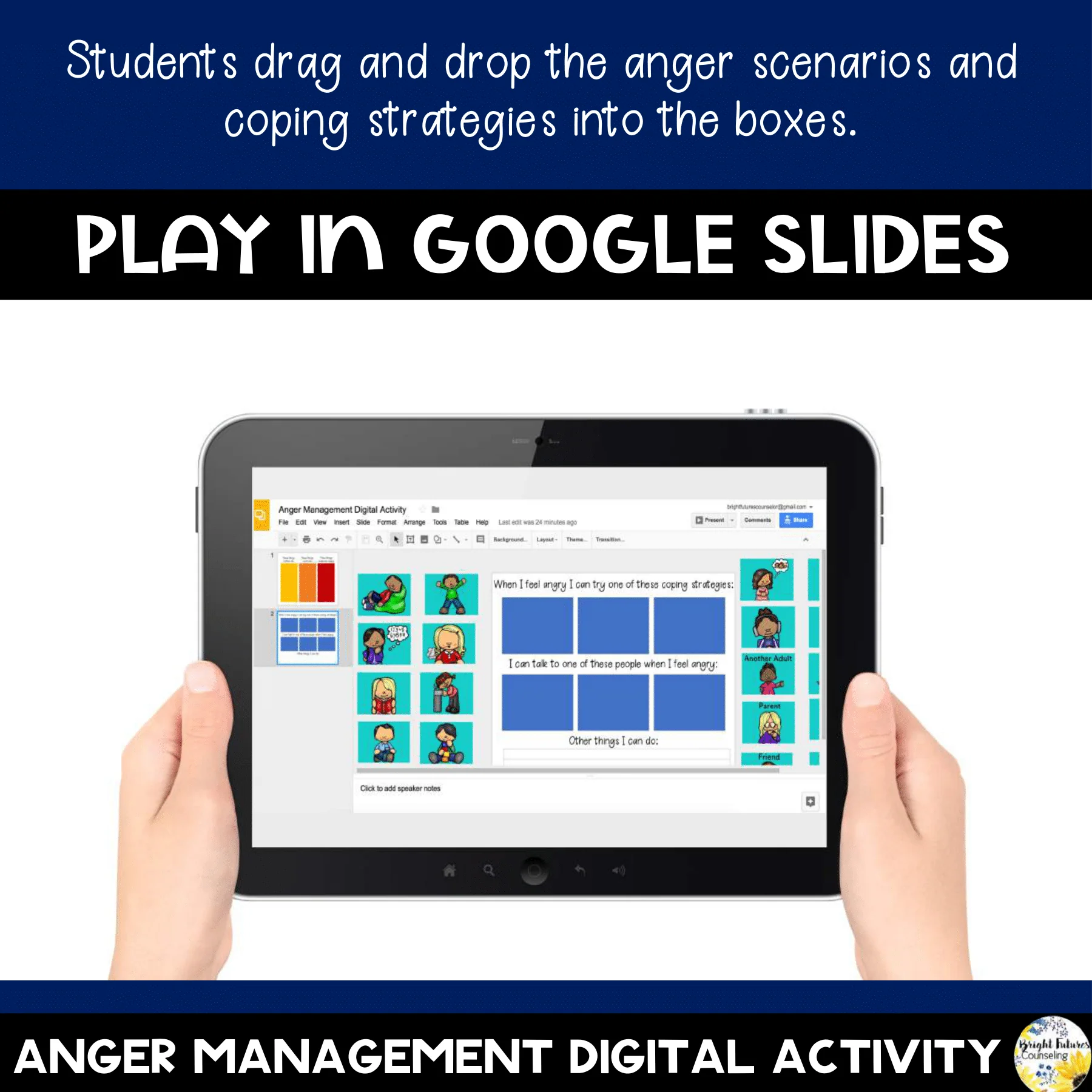 Digital Resource Bundle - Editable, Paperless, No-Prep, Counseling Resources - Image 2