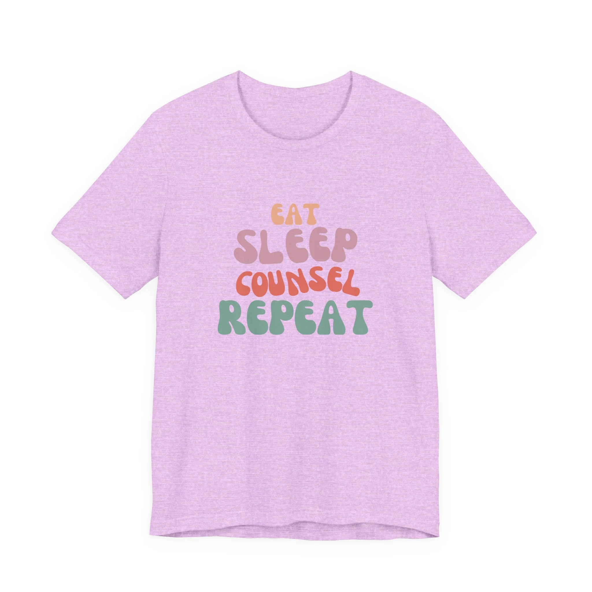 Eat Sleep Counsel Repeat T-Shirt - Image 5