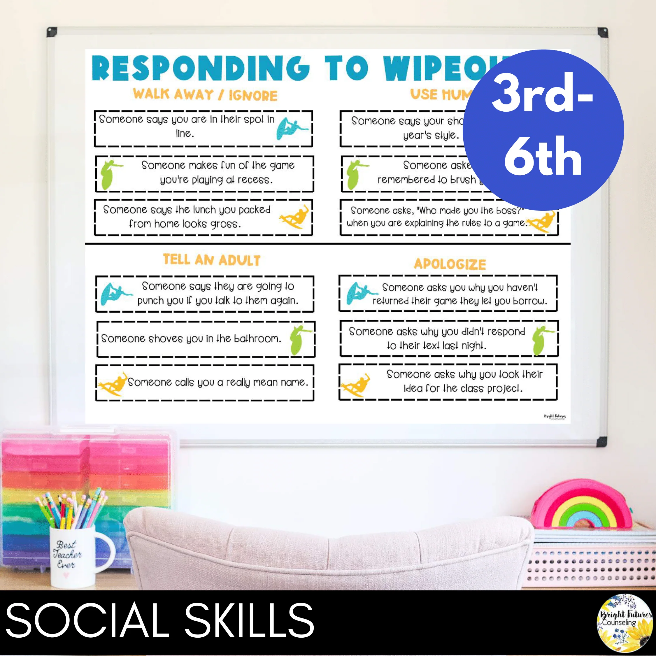 Elementary School Counseling Small Group Bundle - Anxiety, Social Skills & more! - Image 17