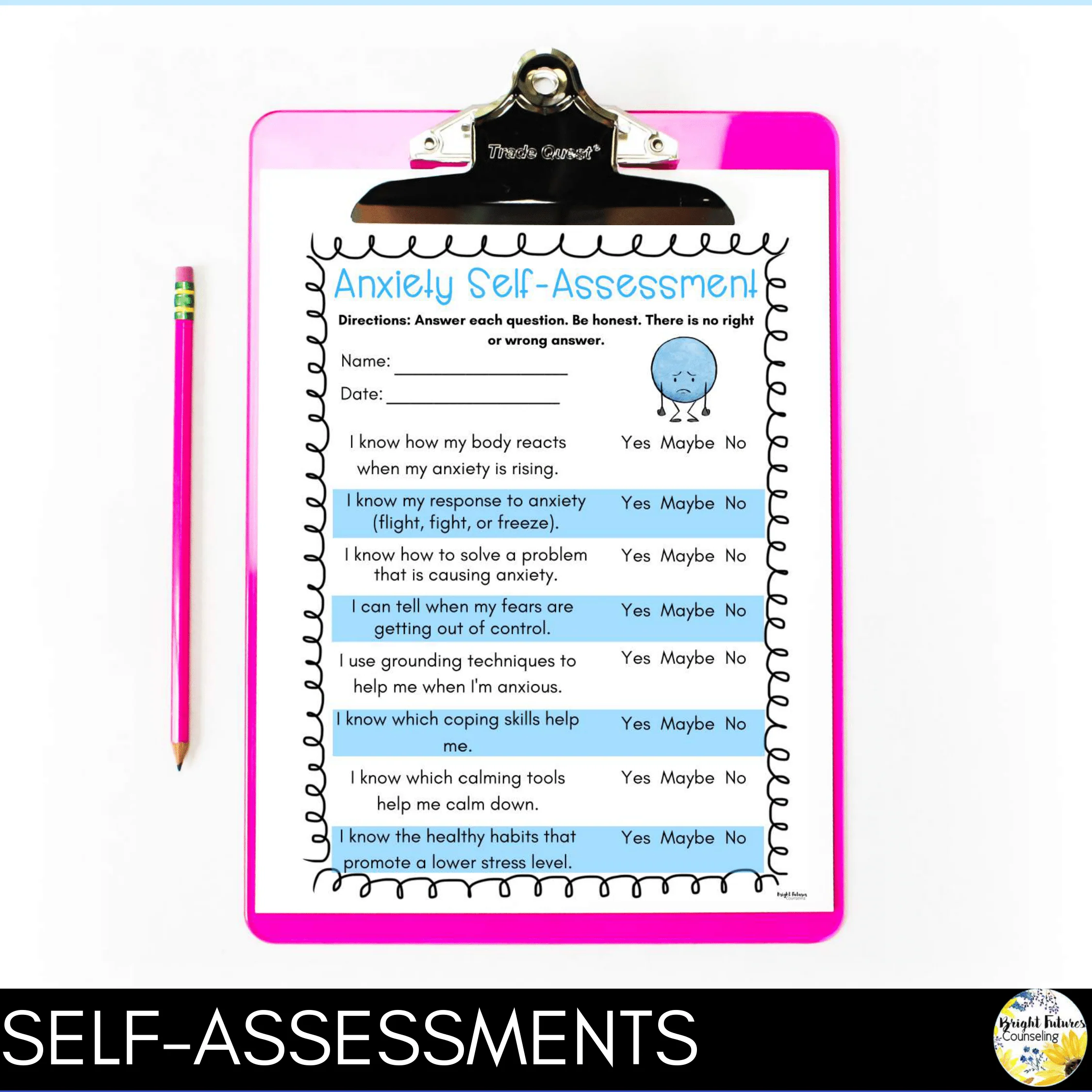 Elementary School Counseling Small Group Bundle - Anxiety, Social Skills & more! - Image 7