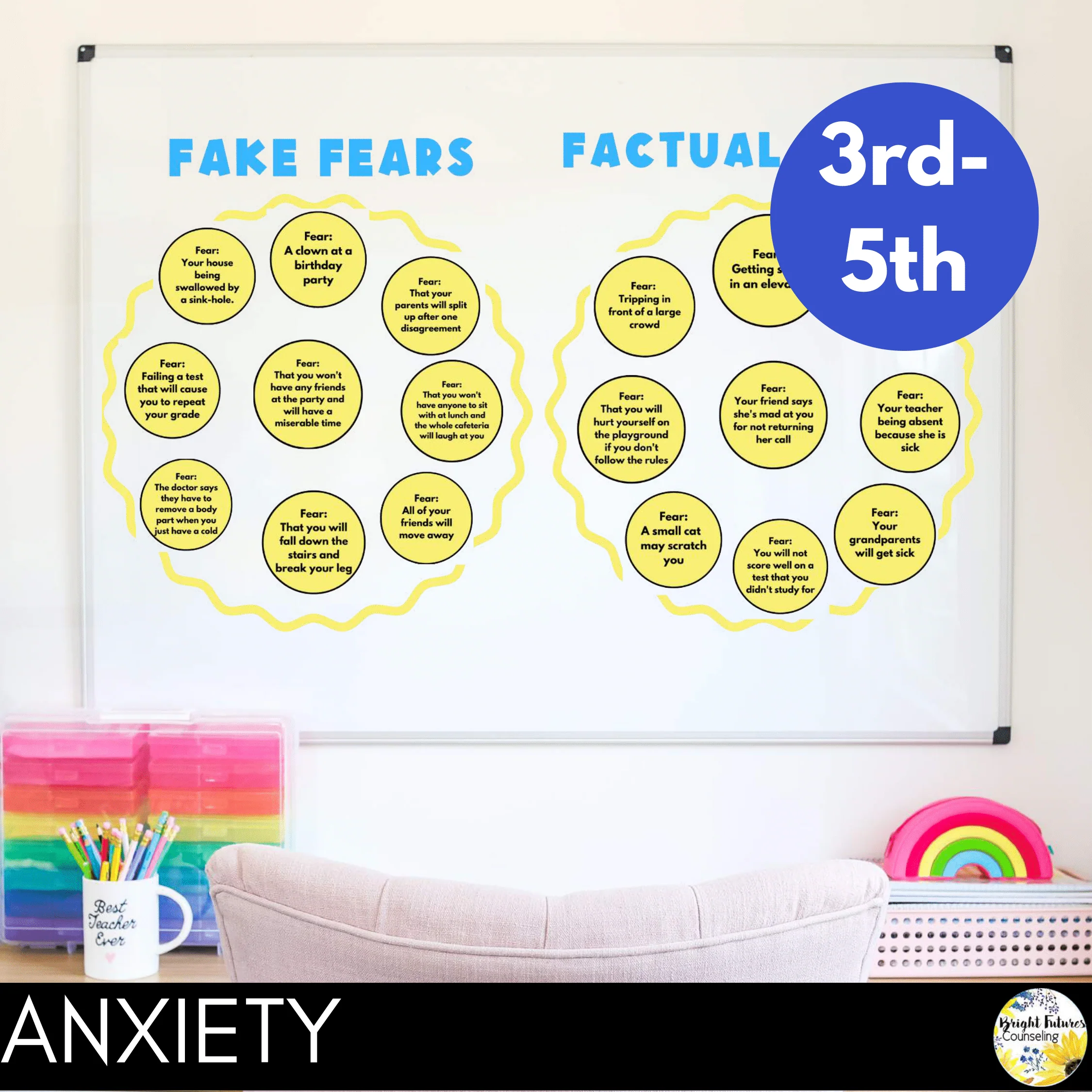 Elementary School Counseling Small Group Bundle - Anxiety, Social Skills & more! - Image 9