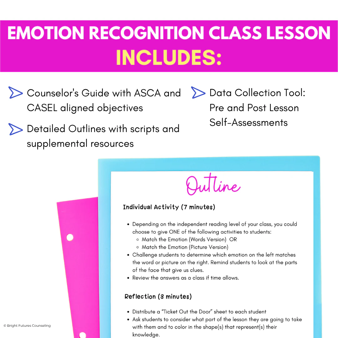 Emotion Identification Feelings Recognition Kindergarten Social Emotional Lesson - Image 4