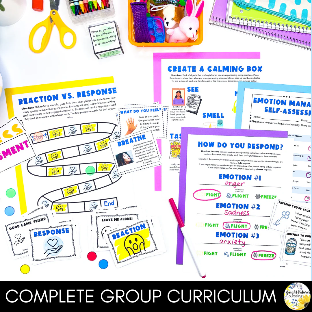 Emotional Regulation & Management Strategies for Middle School Counseling Group - Image 2