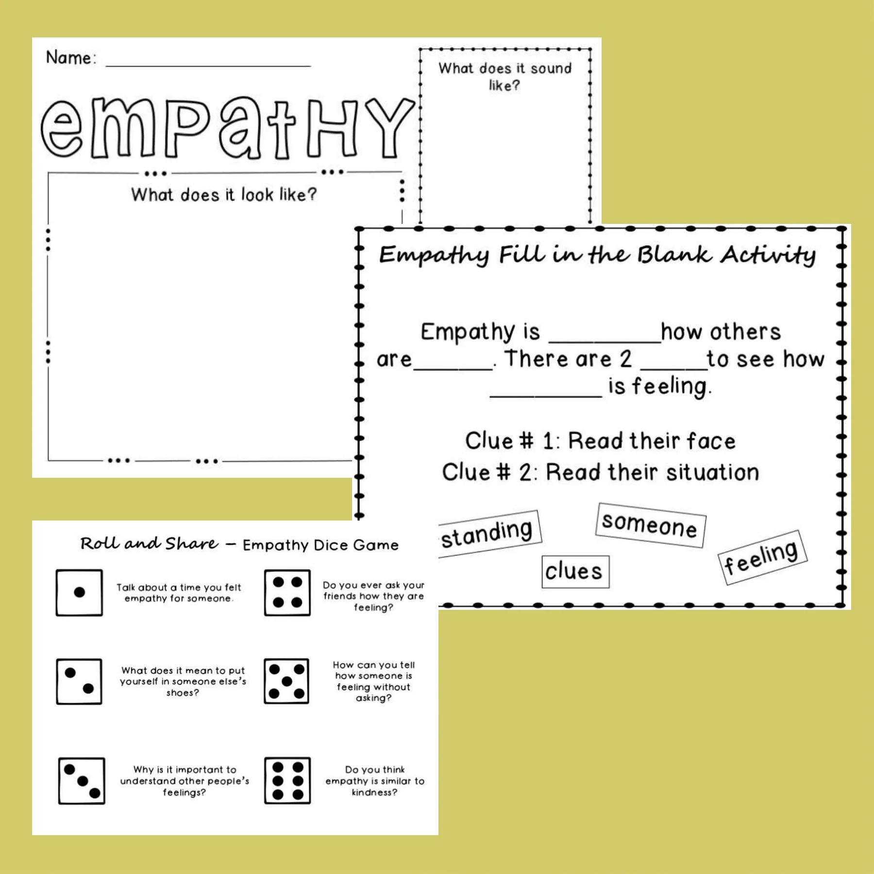 Empathy Perspective Taking Counseling Games and Foldable Activities - Image 6