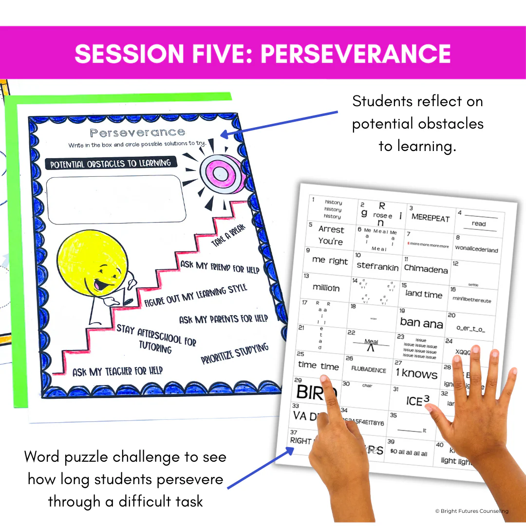 Executive Functioning and Study Skills School Counseling Group & SEL Activities - Image 12