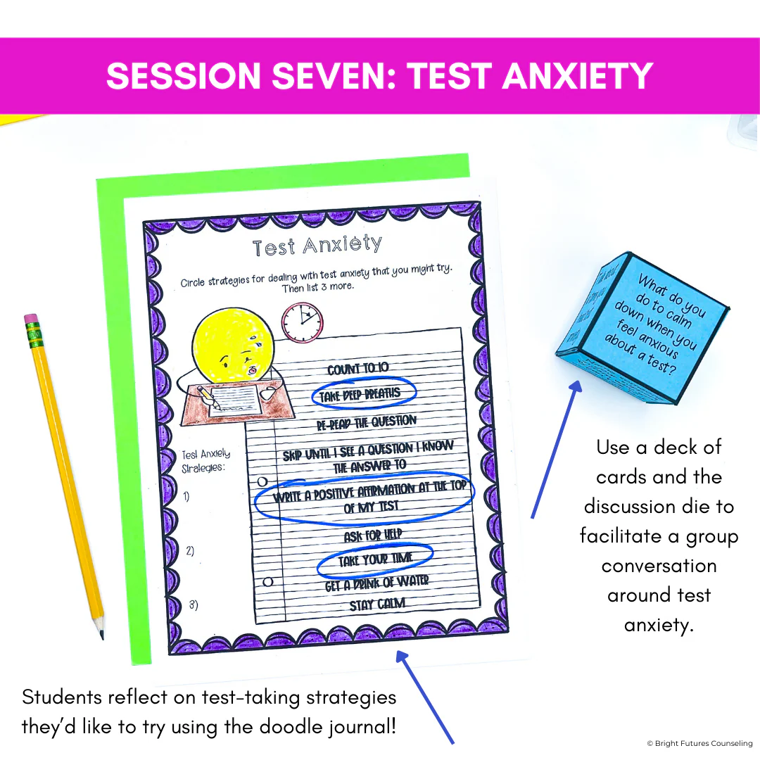 Executive Functioning and Study Skills School Counseling Group & SEL Activities - Image 14