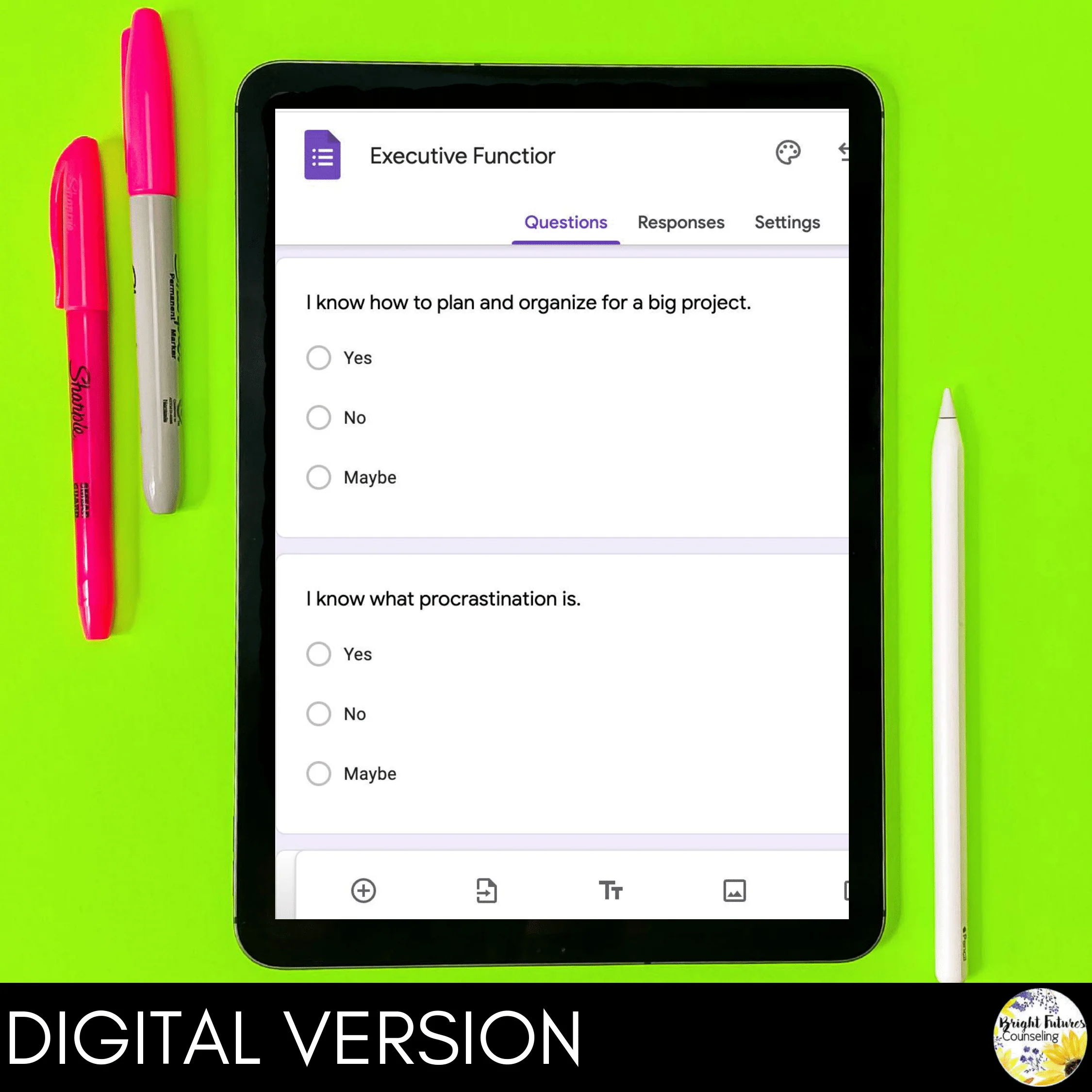 Executive Functioning School Counseling Self-Assessment Data Collection Tool - Image 3
