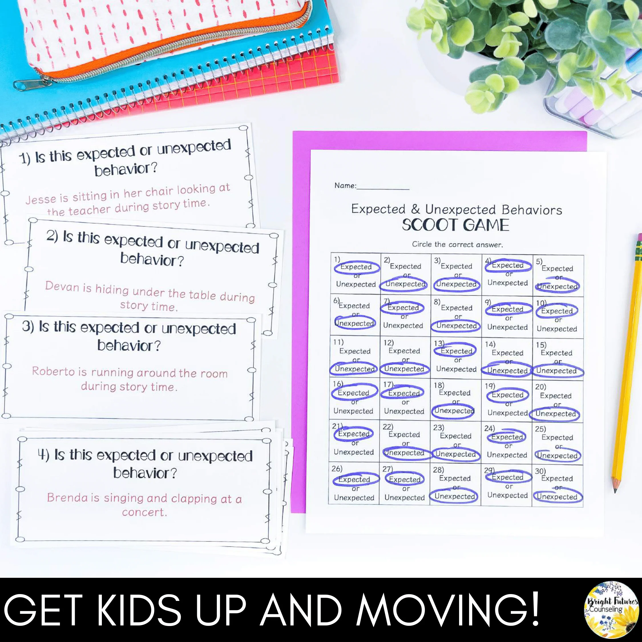 Expected and Unexpected Behaviors Scoot Game Counseling Game - Image 2