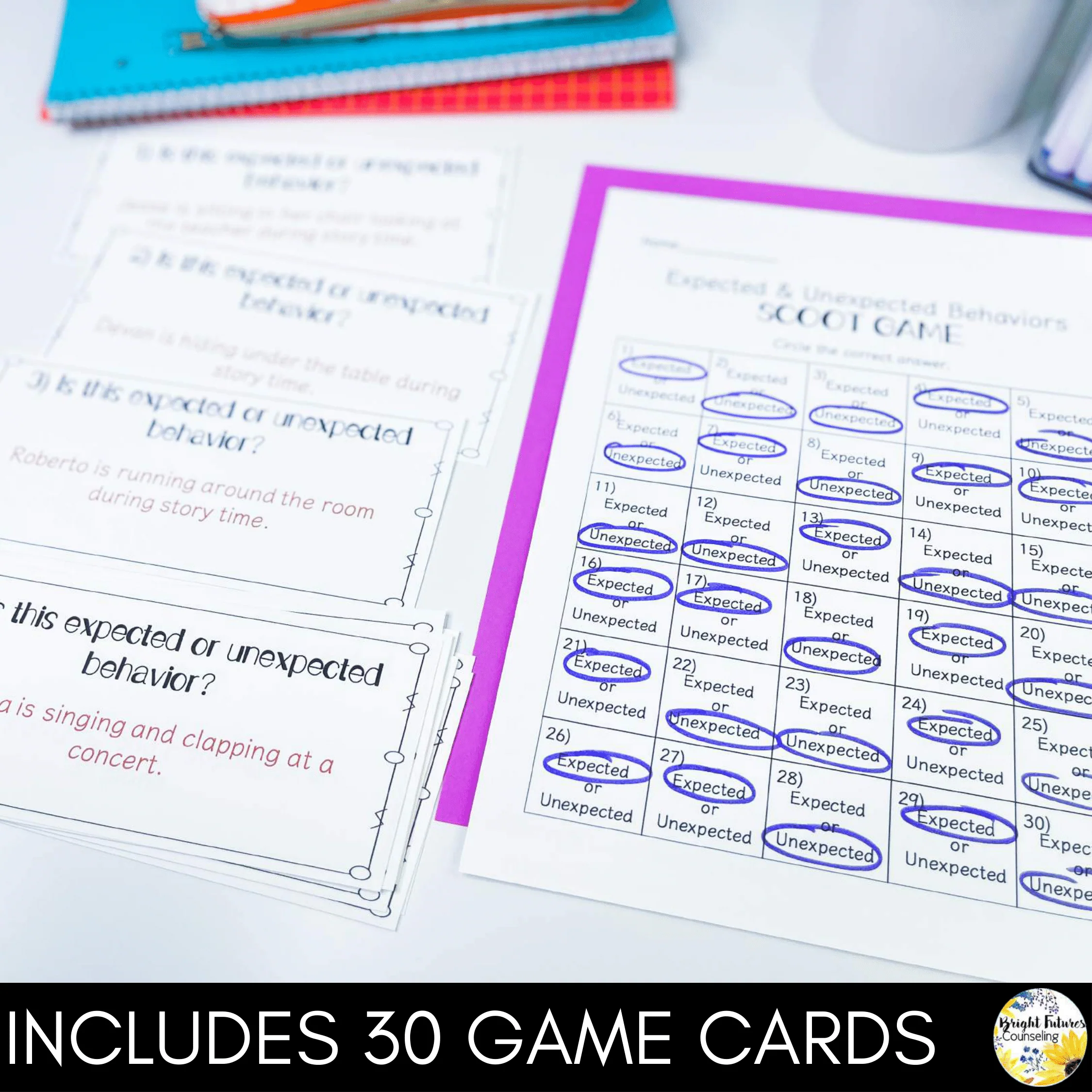 Expected and Unexpected Behaviors Scoot Game Counseling Game - Image 4