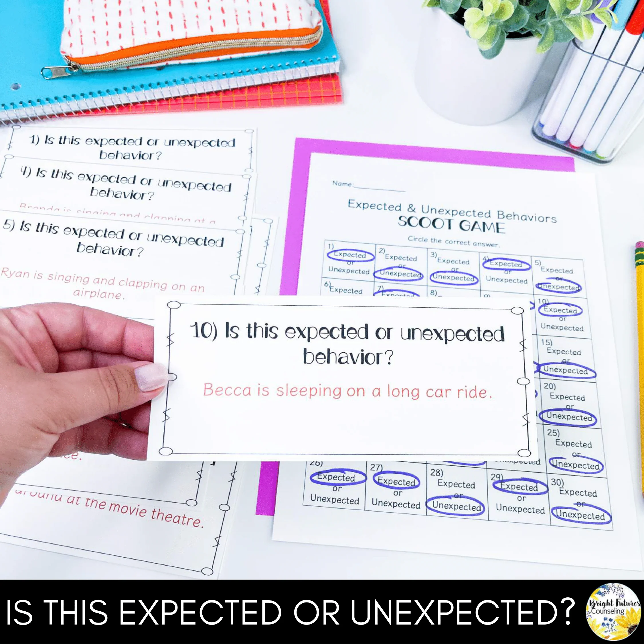 Expected and Unexpected Behaviors Scoot Game Counseling Game - Image 5