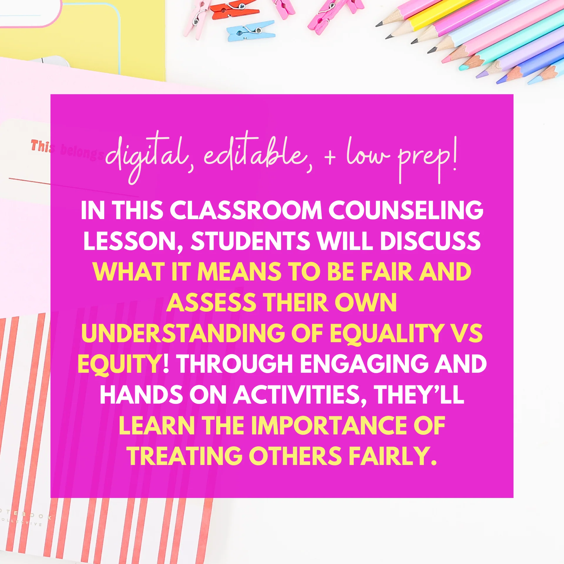 Fairness Activities and School Counseling Lesson on Equality - Image 2