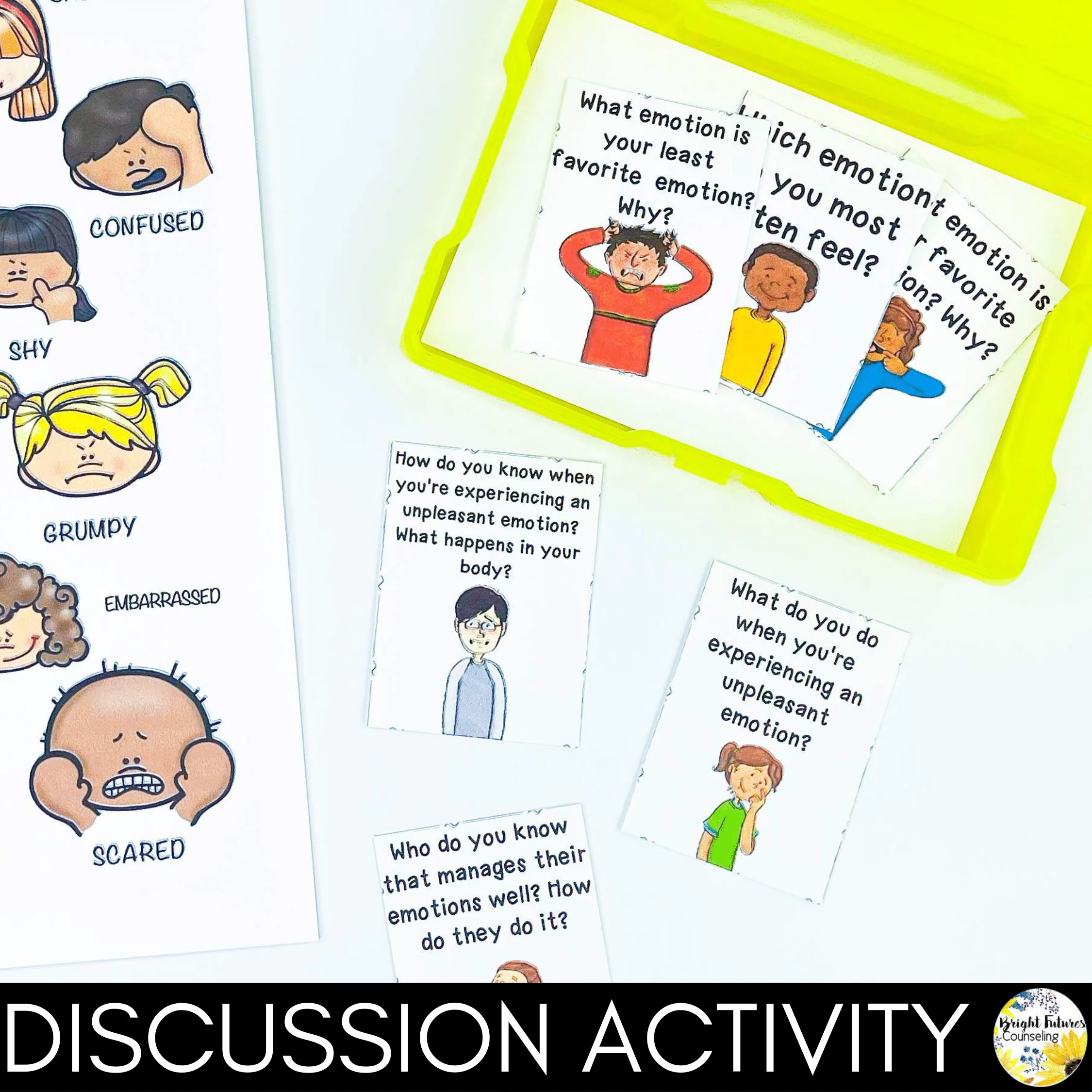 Feelings & Emotions Counseling Lesson: Social Emotional Learning Activities - Image 6