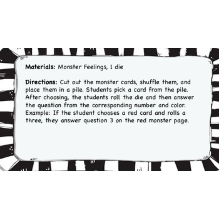 Feelings Game Monster Feelings School Counseling Game - Image 2