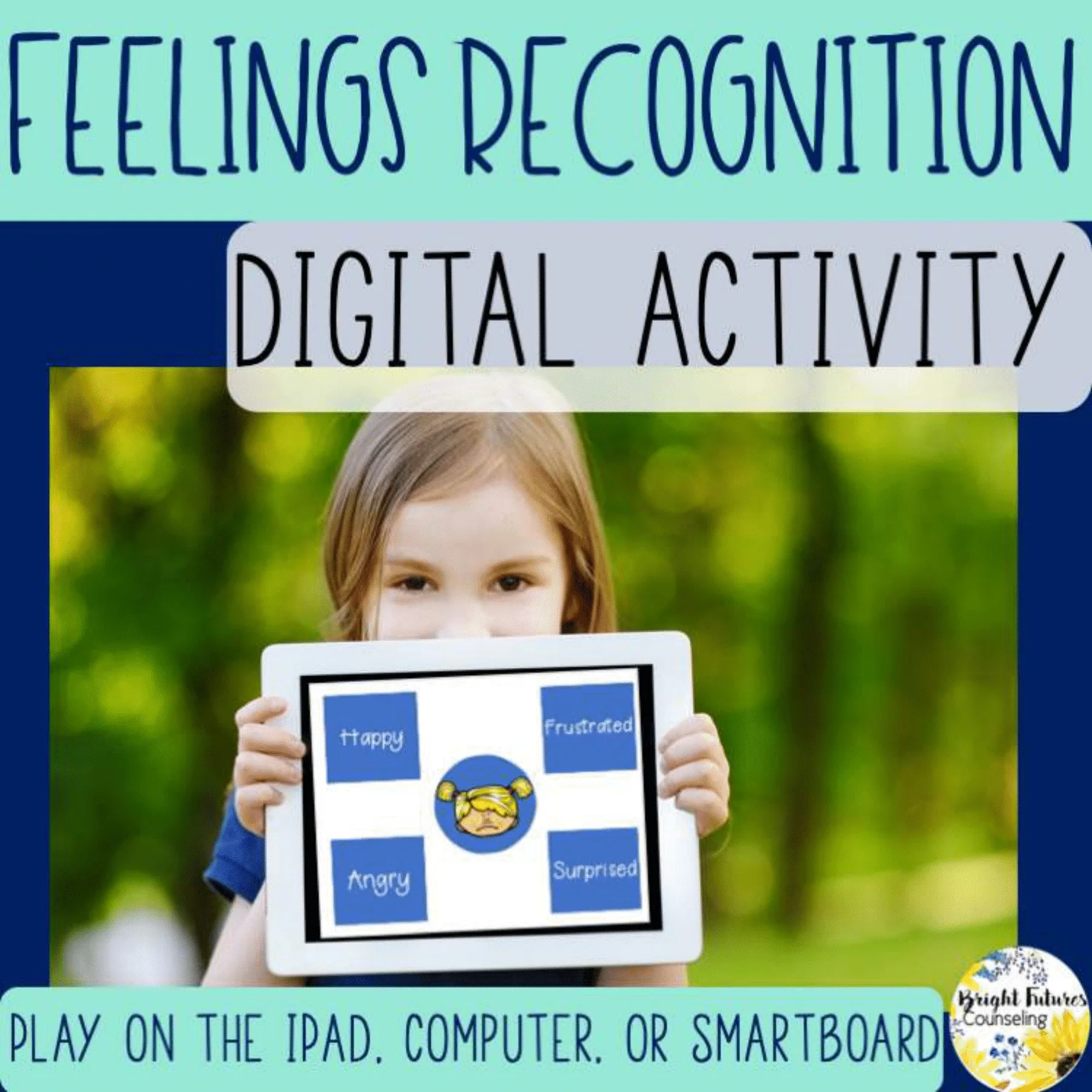 Feelings Bingo Game | Digital Feelings Recognition Activity