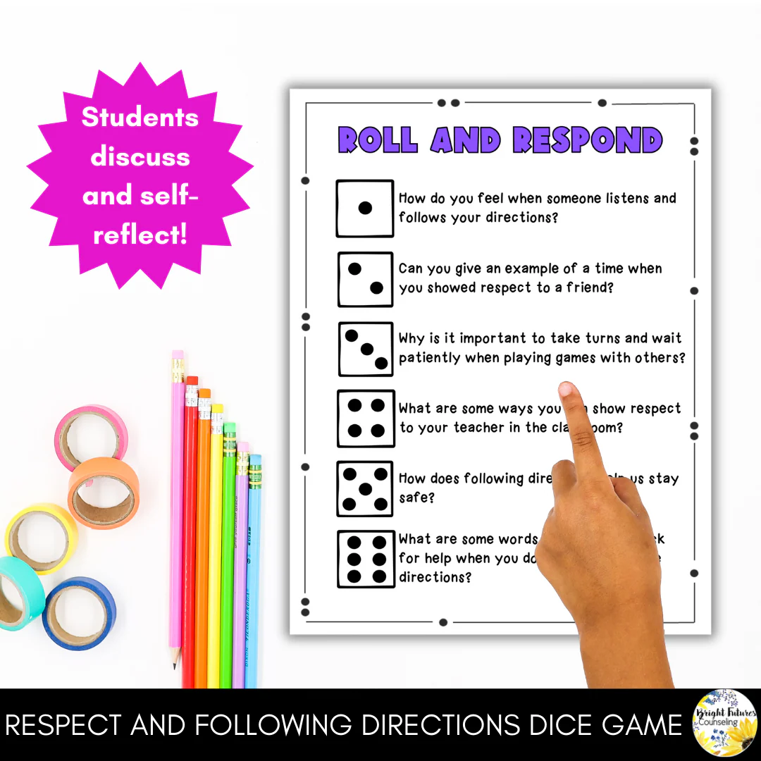 Following Directions Activities for Primary Grades: Activities to Teach Respect - Image 9