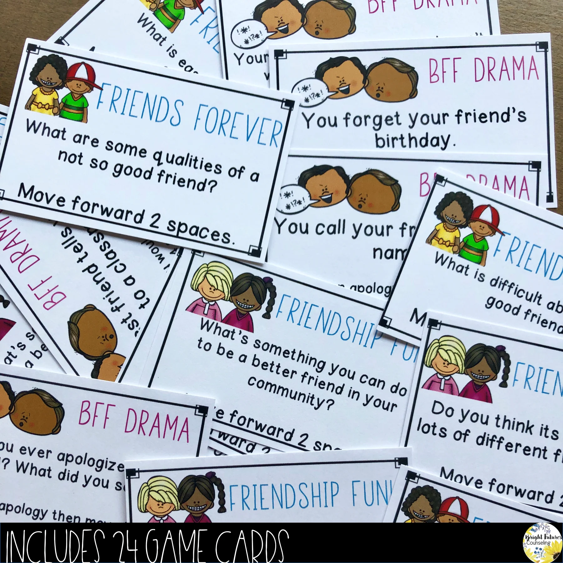 Friendship Board Game - School Counseling Friendship Game with Digital Version - Image 6