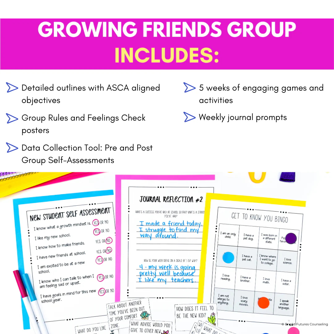 New Student Group - School Counseling Friendship Small Group for New Students - Image 4